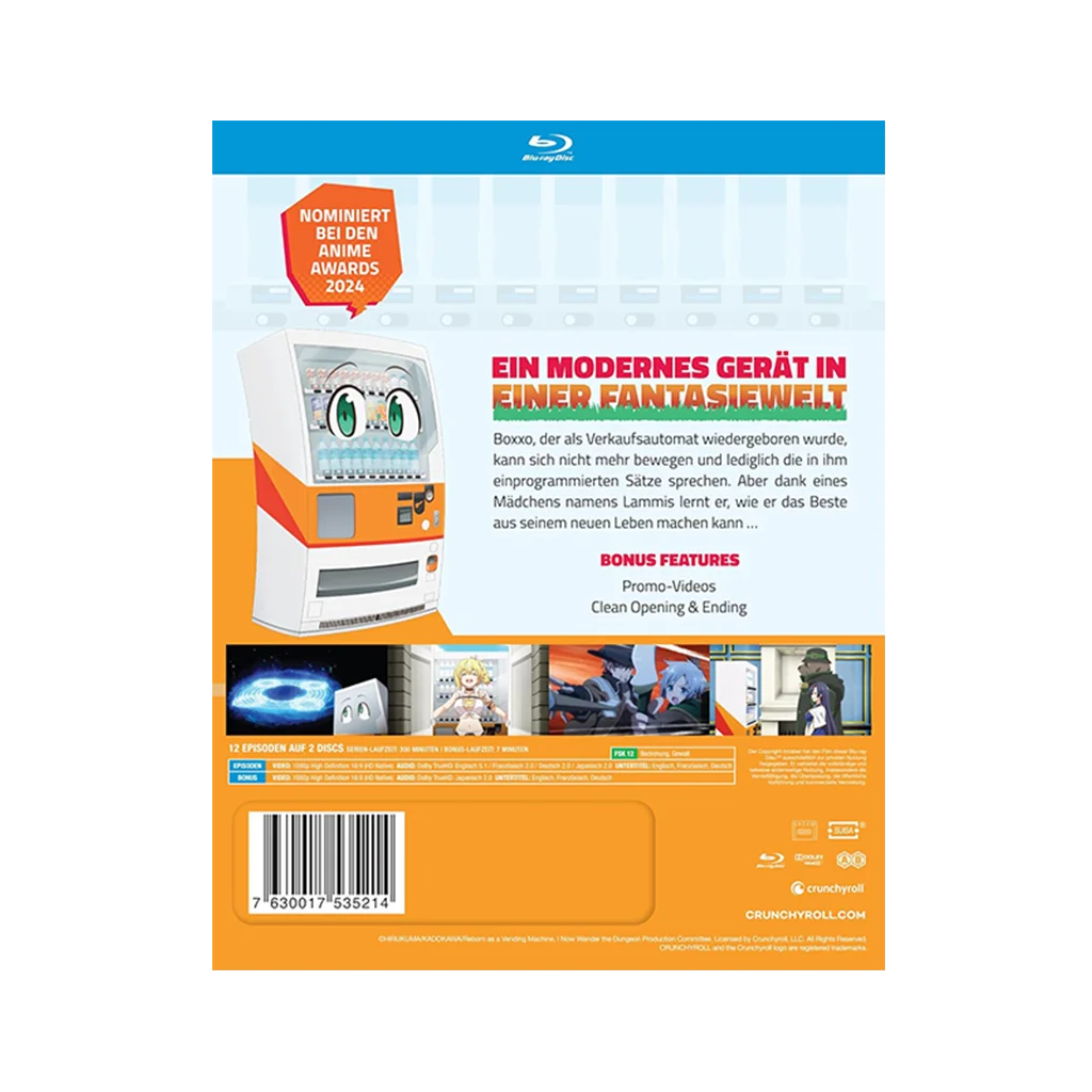 Reborn as a Vending Machine I Now Wander the Dungeon - Season 1 - Gesamtausgabe (Blu-ray)
