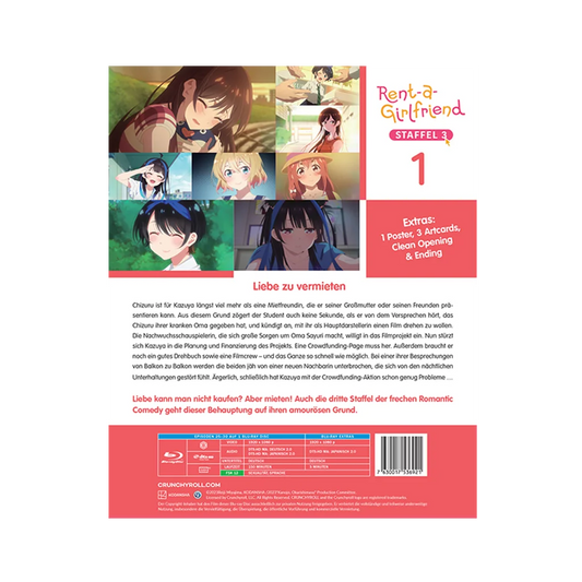 Rent-a-Girlfriend - Staffel 3 - Vol. 1 mit Sammelschuber (Blu-ray)