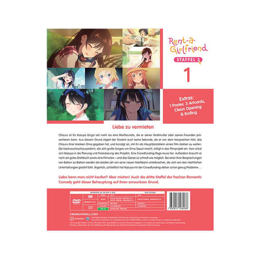 Rent-a-Girlfriend - Staffel 3 - Vol. 1 mit Sammelschuber (DVD)