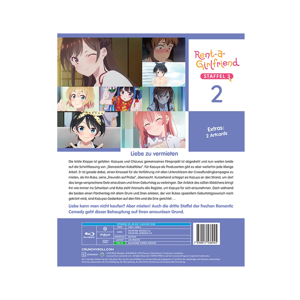 Rent-a-Girlfriend - Staffel 3 - Vol. 2 (Blu-ray)