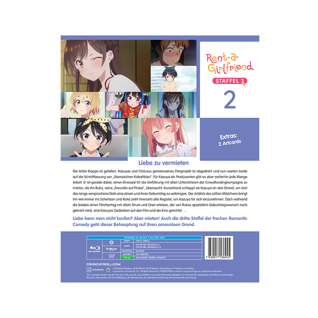 Rent-a-Girlfriend - Staffel 3 - Vol. 2 (Blu-ray)