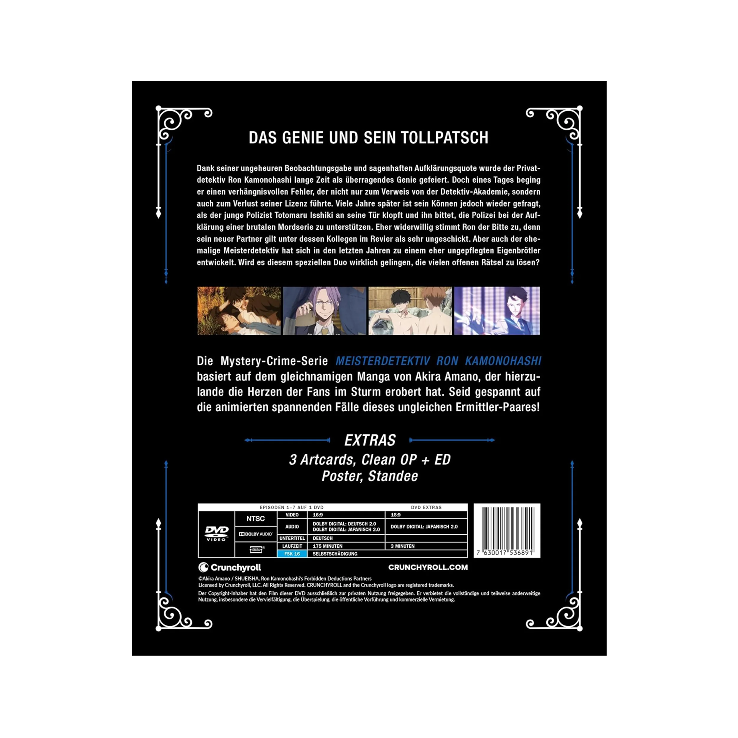 Ron Kamonohashi’s Forbidden Deductions - Meisterdetektiv Ron Kamonohashi - Staffel 1 - Part 1 mit Sammelschuber (DVD)