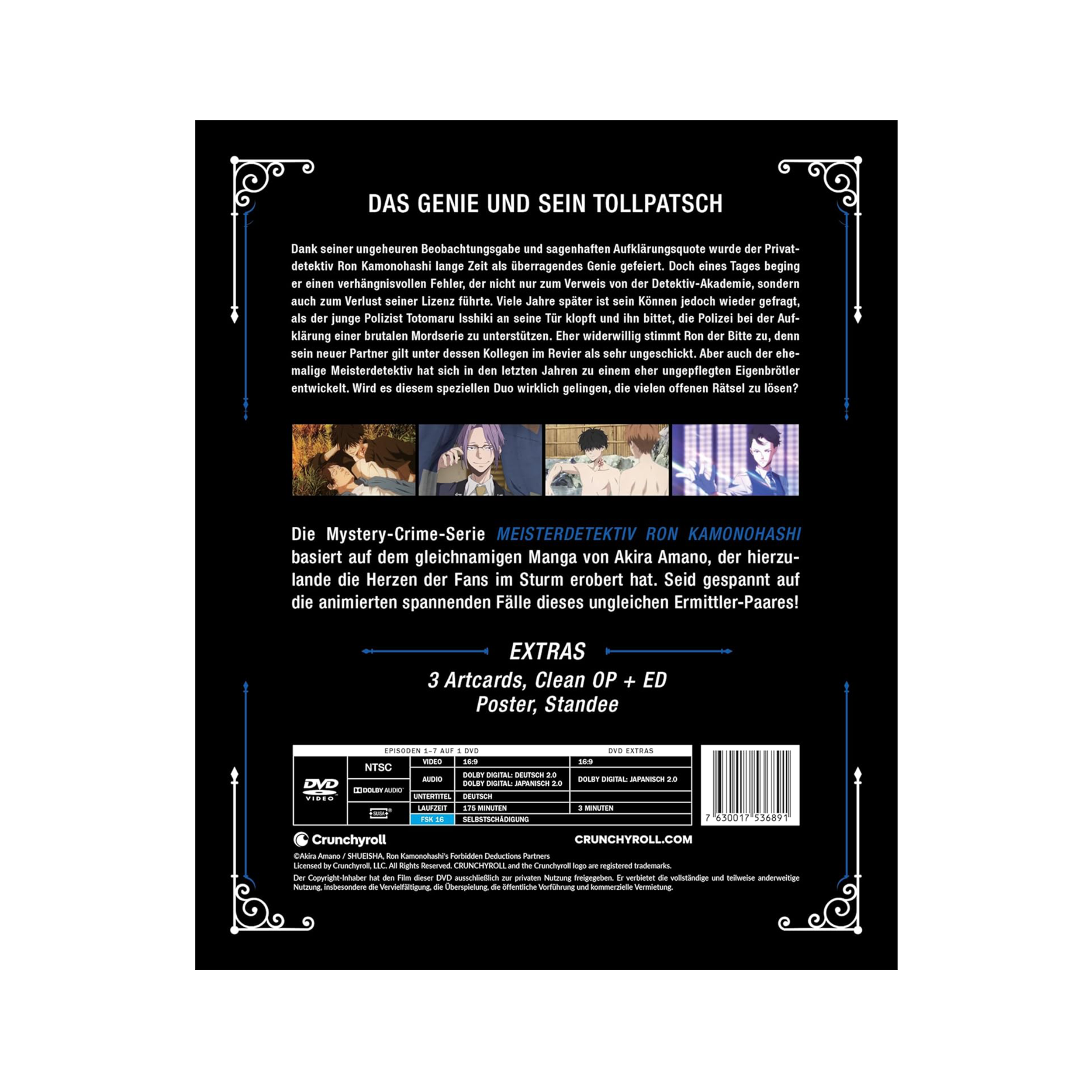 Ron Kamonohashi's Forbidden Deductions - Meisterdetektiv Ron Kamonohashi - Staffel 1 - Part 1 mit Sammelschuber (DVD)