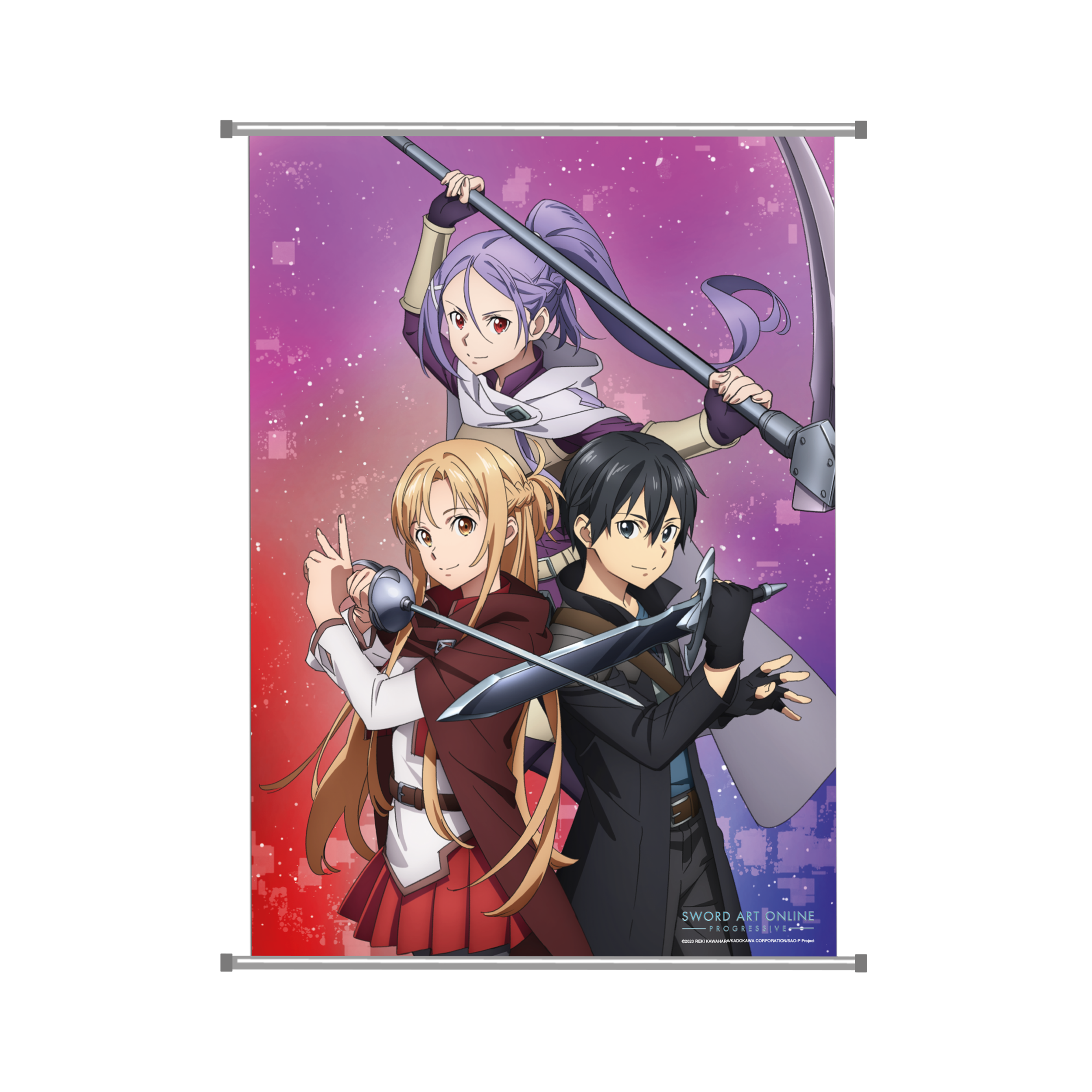 Sword Art Online the Movie - Progressive - Wandbanner  - Asuna, Kirito, Mito