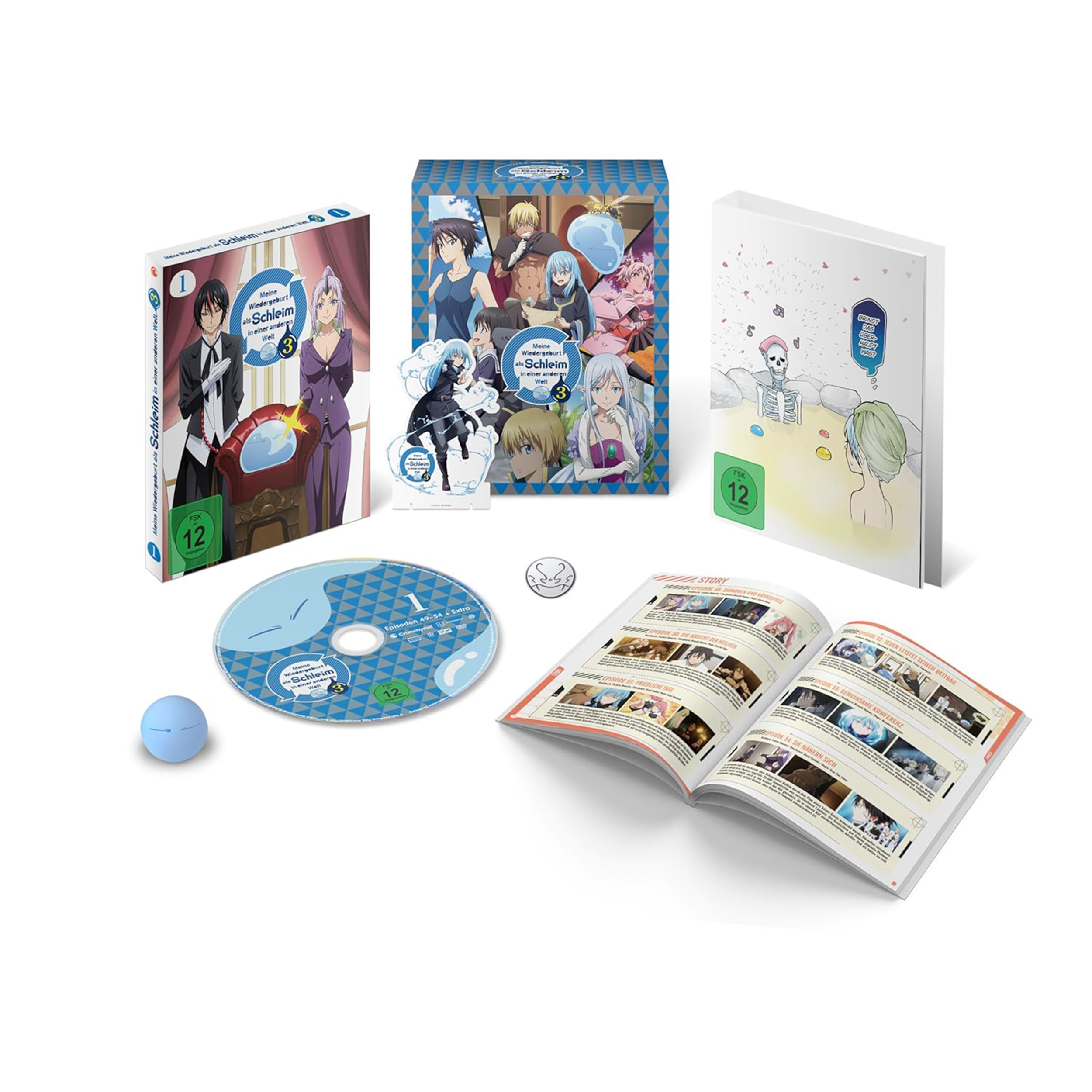 Meine Wiedergeburt als Schleim in einer anderen Welt - Staffel 3 - Vol. 1 - Limited Edition mit Sammelschuber (Blu-ray)