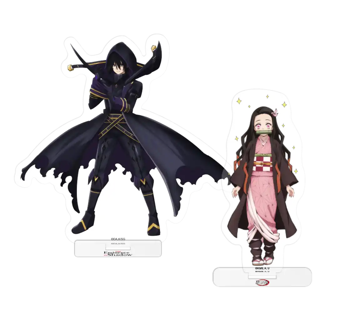 Schwarz-weiße Anime-Charakterfigur