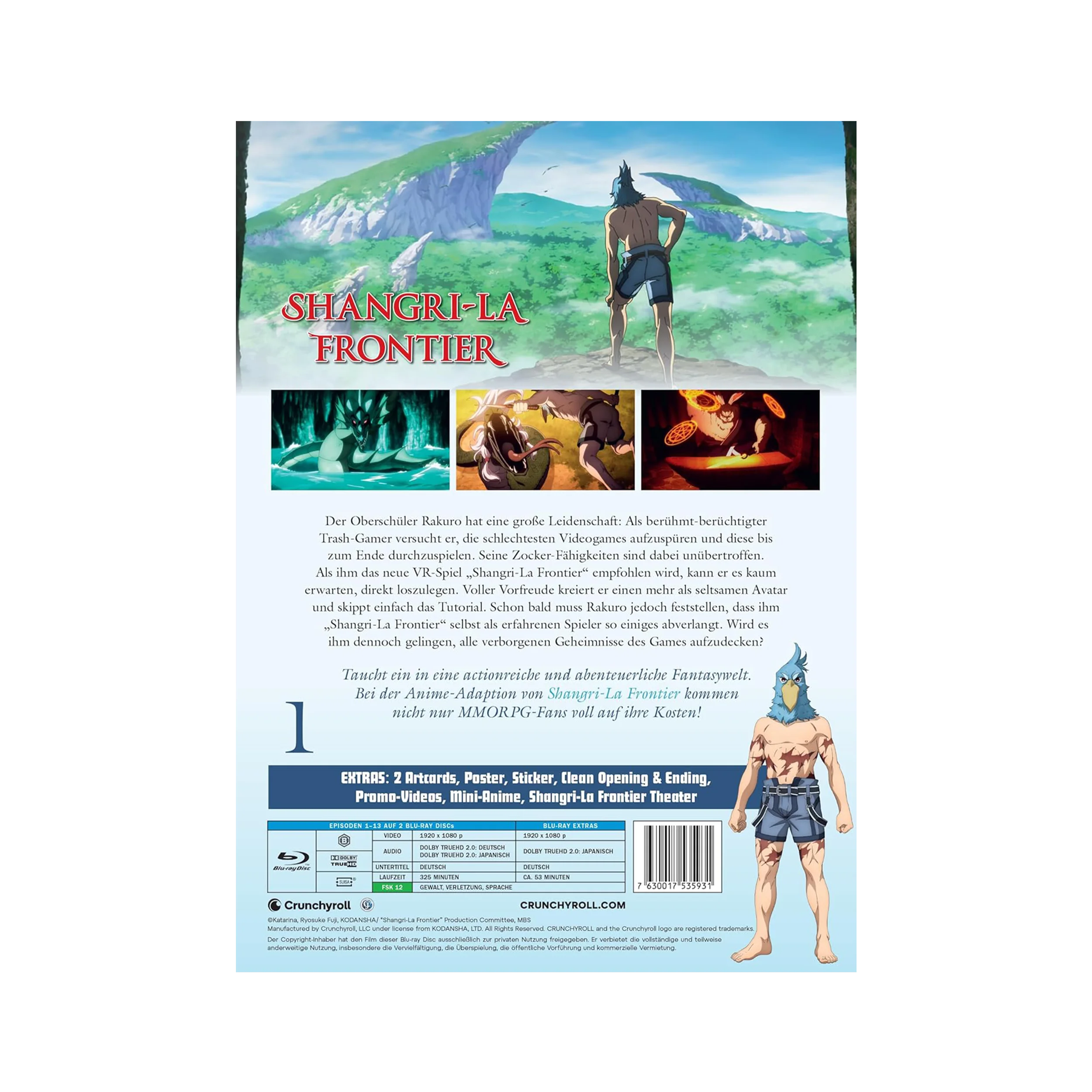 Shangri-La Frontier - Staffel 1 - Part 1 mit Sammelschuber (DVD)