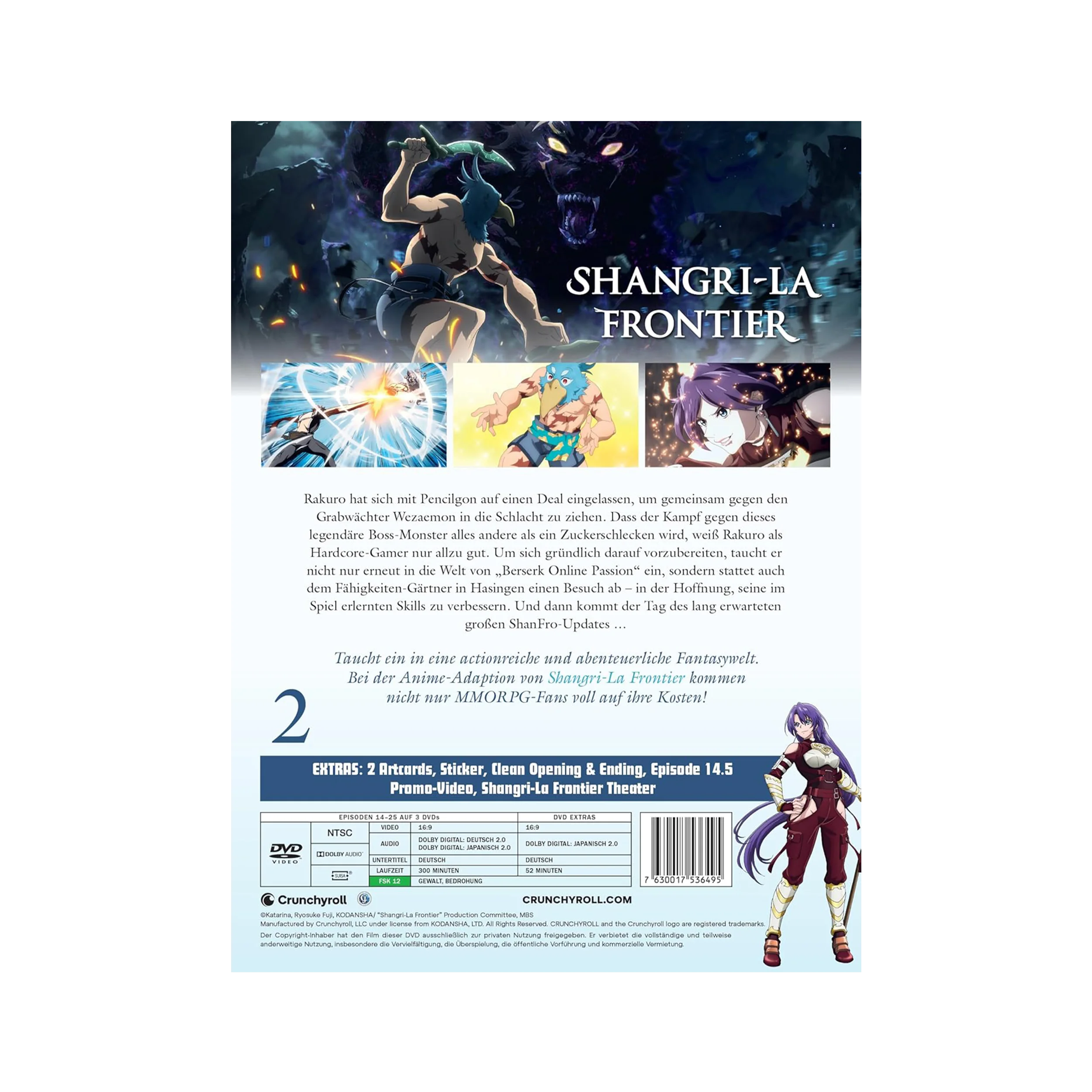 Shangri-La Frontier - Staffel 1 - Part 2 (DVD)