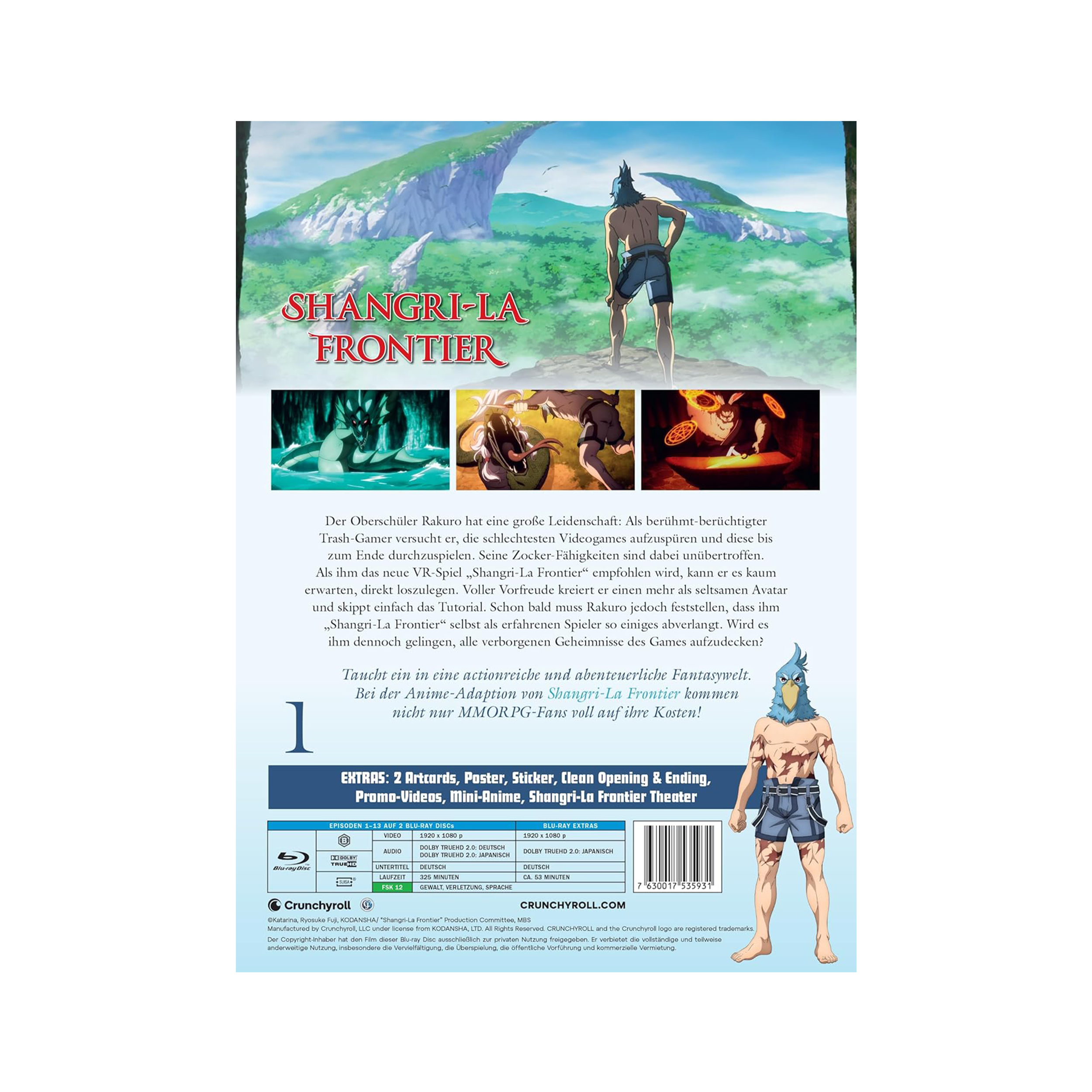 Shangri-La Frontier - Staffel 1 - Part 1 mit Sammelschuber (DVD)