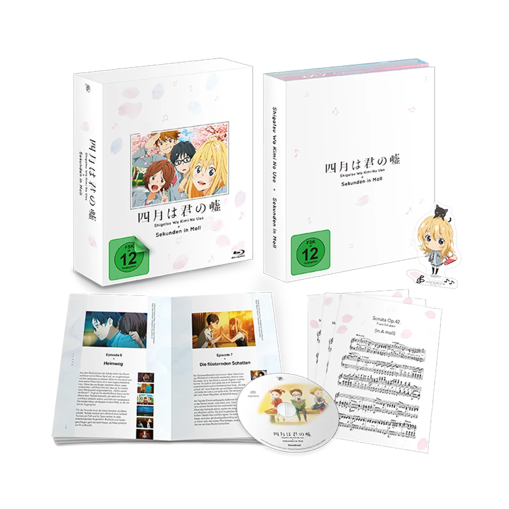 Shigatsu Wa Kimi No Uso - Sekunden in Moll - Komplettbox (Blu-ray)