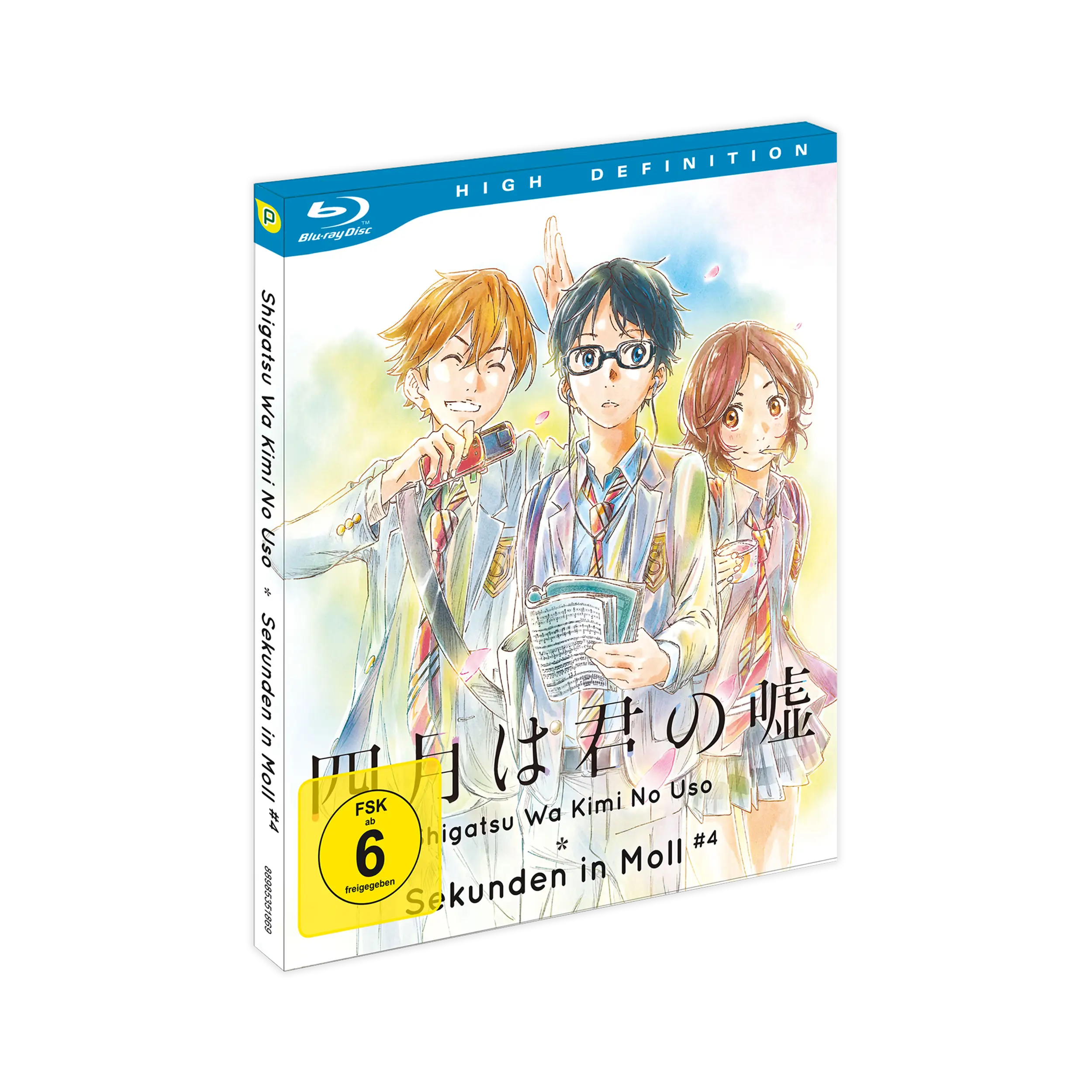 Shigatsu Wa Kimi No Uso - Sekunden in Moll - Vol. 4 (Blu-ray)