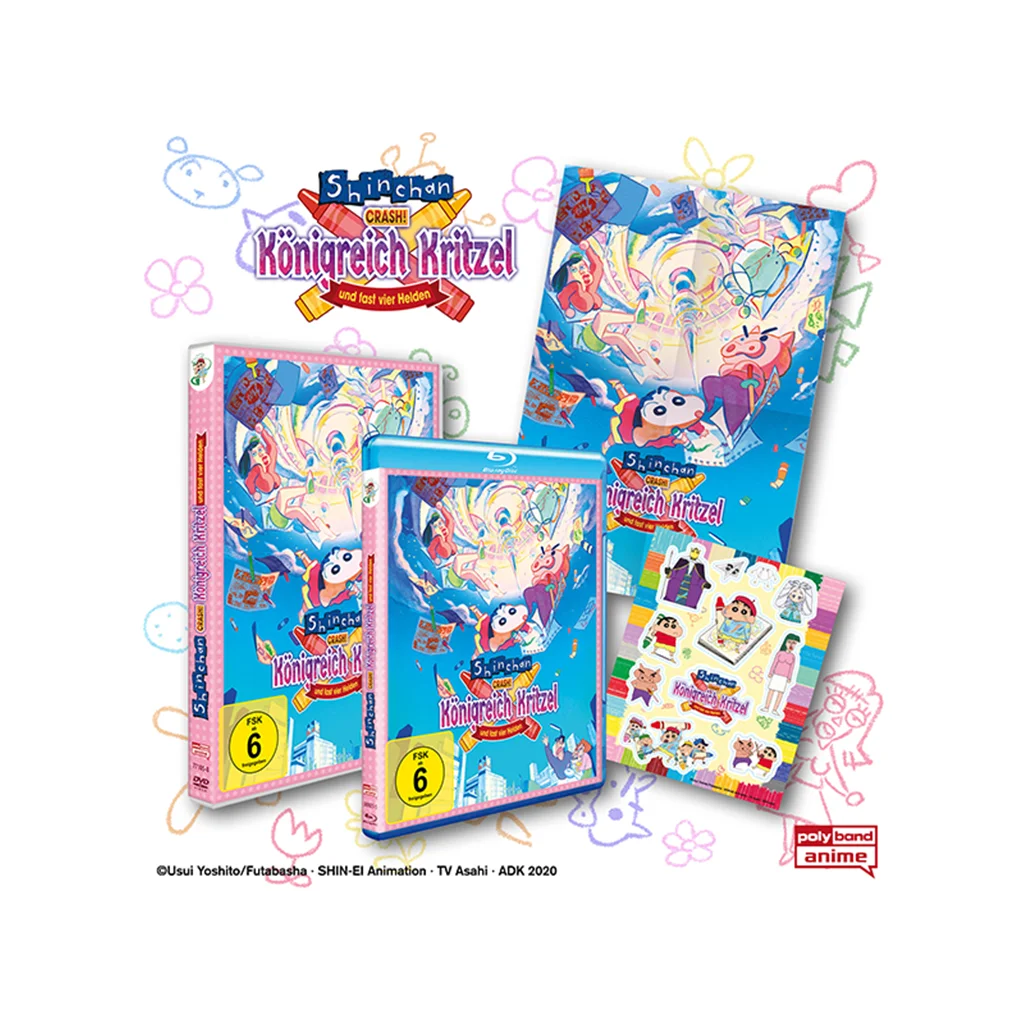 SHIN CHAN - Crash! Königreich Kritzel und fast vier Helden (Blu-ray)