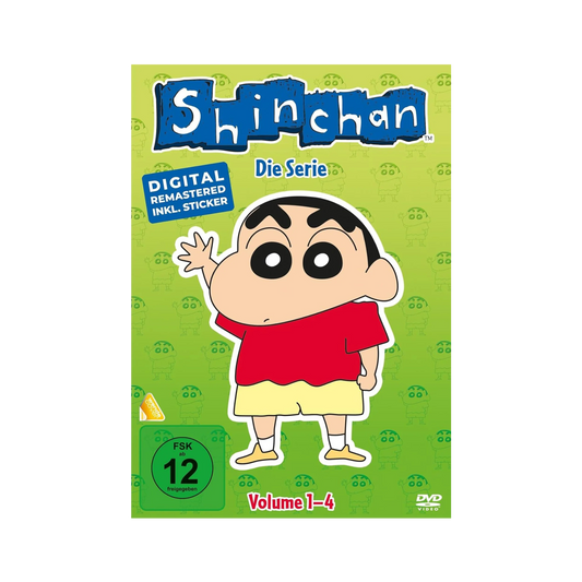 SHIN CHAN - DIE SERIE - Boxset mit Vol. 1 - 4 - Limited Edition inkl. Stickerfolie (DVD)