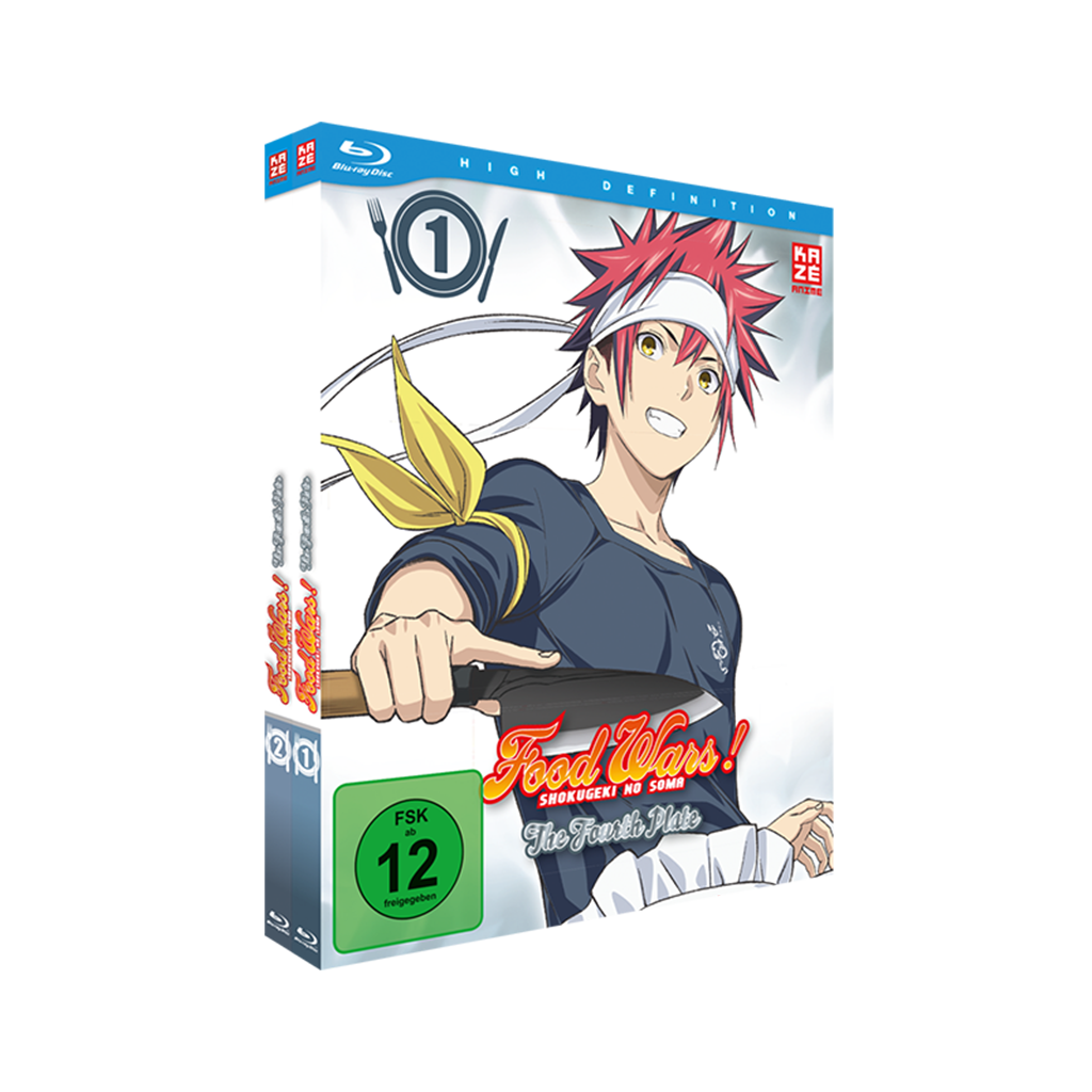 Food Wars! The Fourth Plate - Gesamtausgabe - Bundle mit Vol. 1-2 (Blu-ray)
