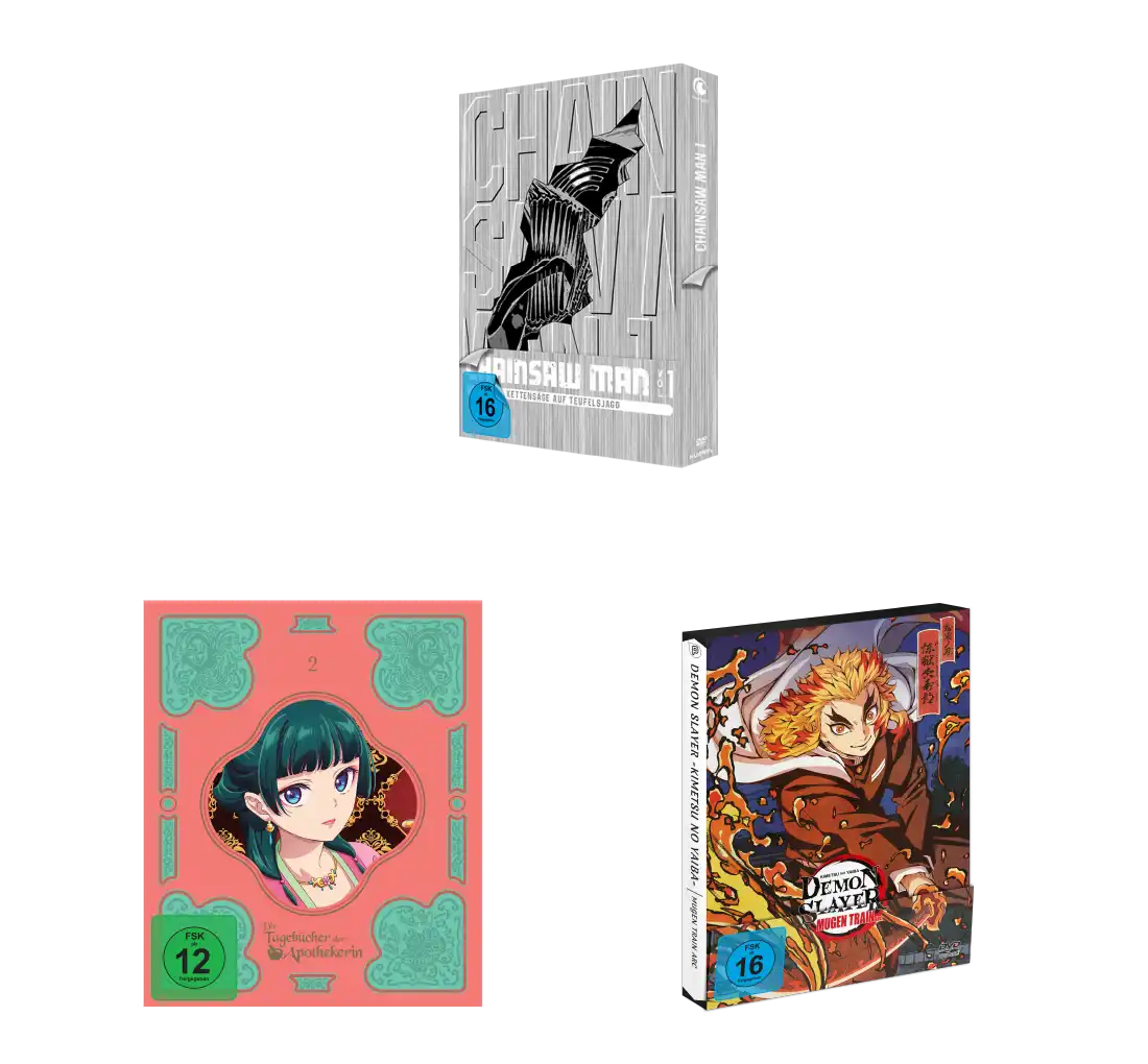 Silber Anime-Charakterfigur-Set