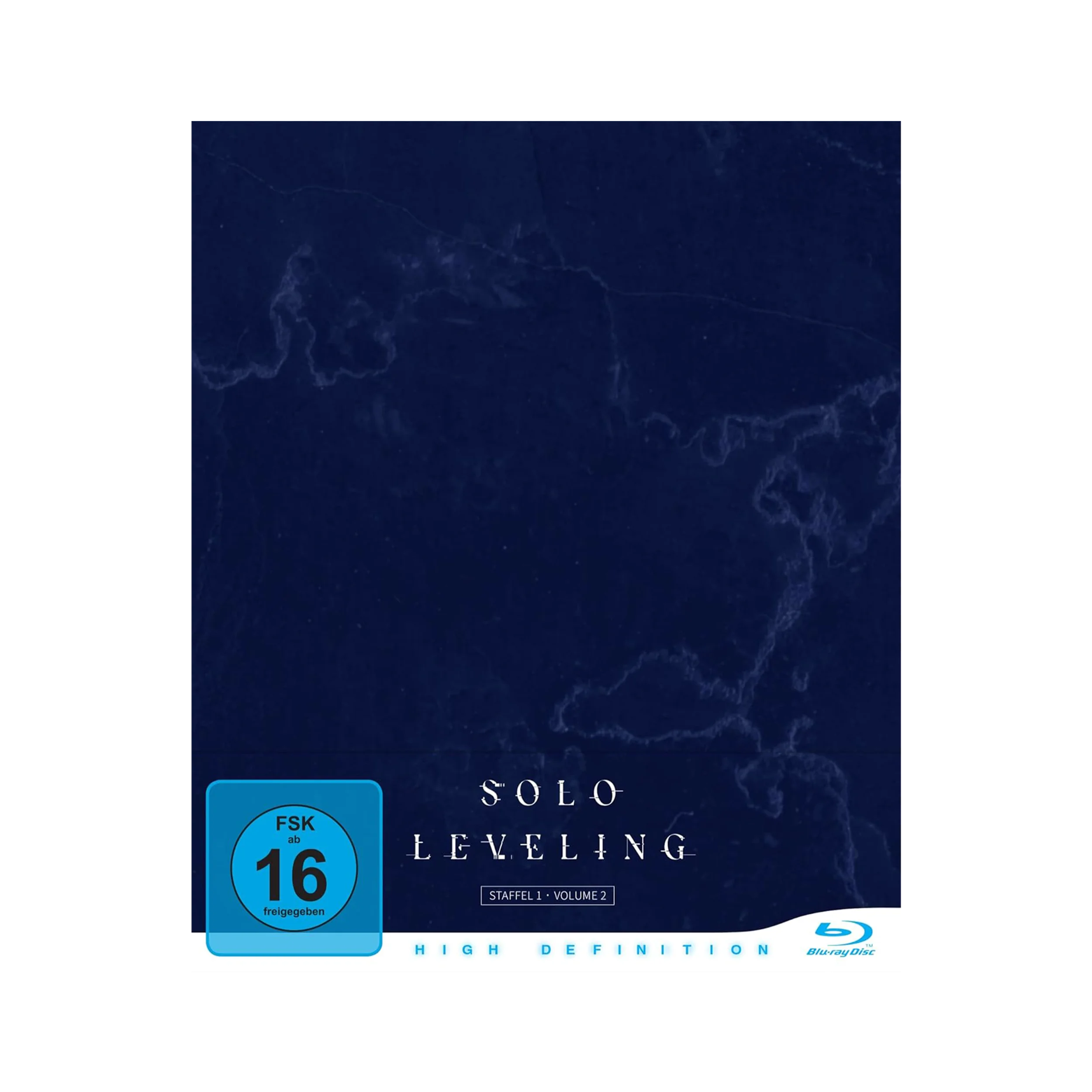 Blaue Karten-Optik Blu-ray-Hülle für Solo Leveling Staffel 1 Teil 2