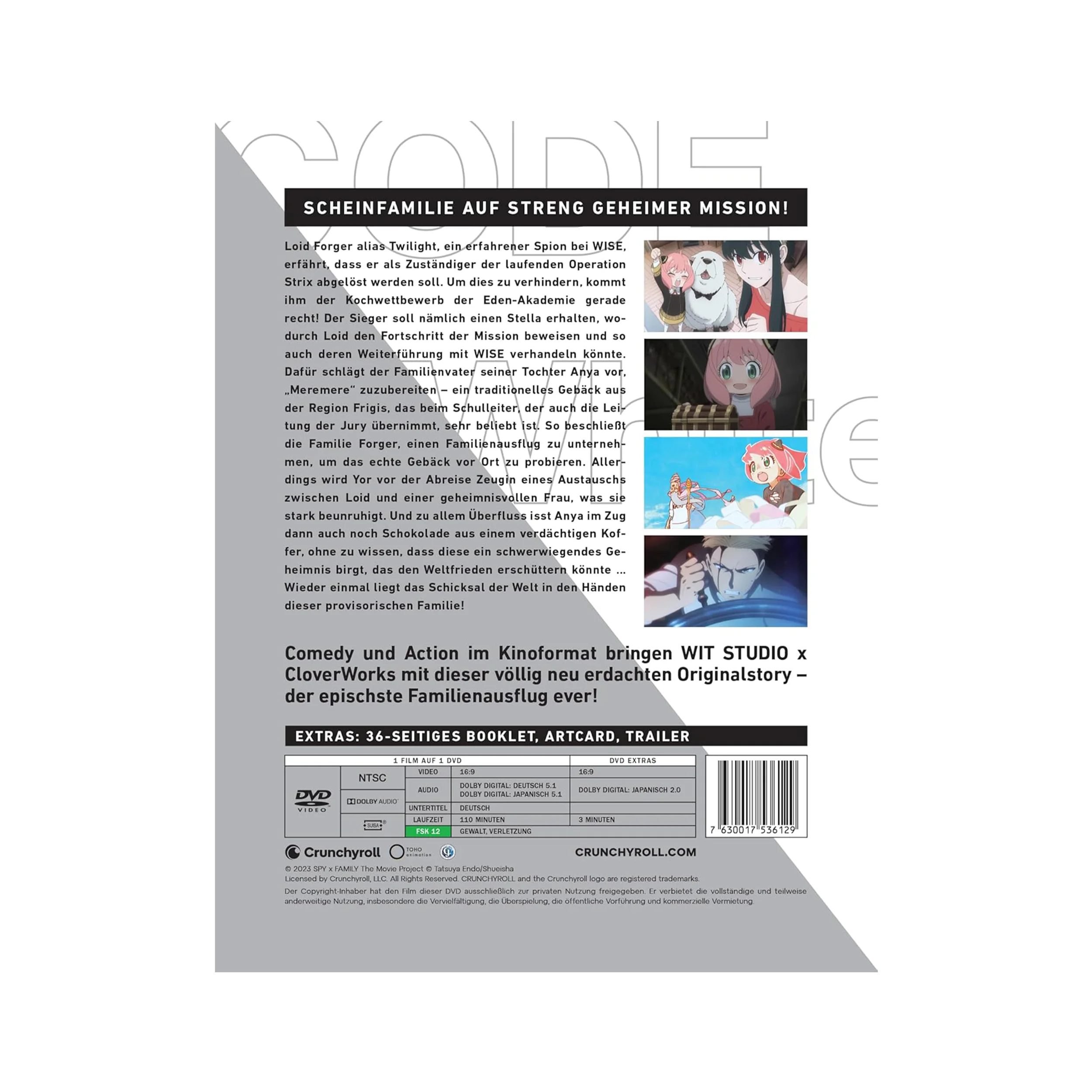 Spy x Family - Code: White - The Movie - Steelbook - Limited Edition (DVD)