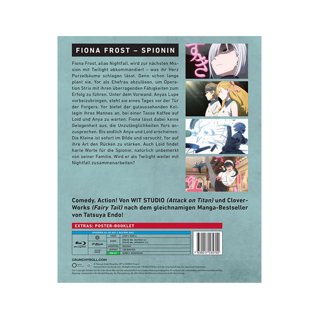 Anime-Poster-Buch zu Spy x Family Staffel 1 Vol. 3 Blu-ray