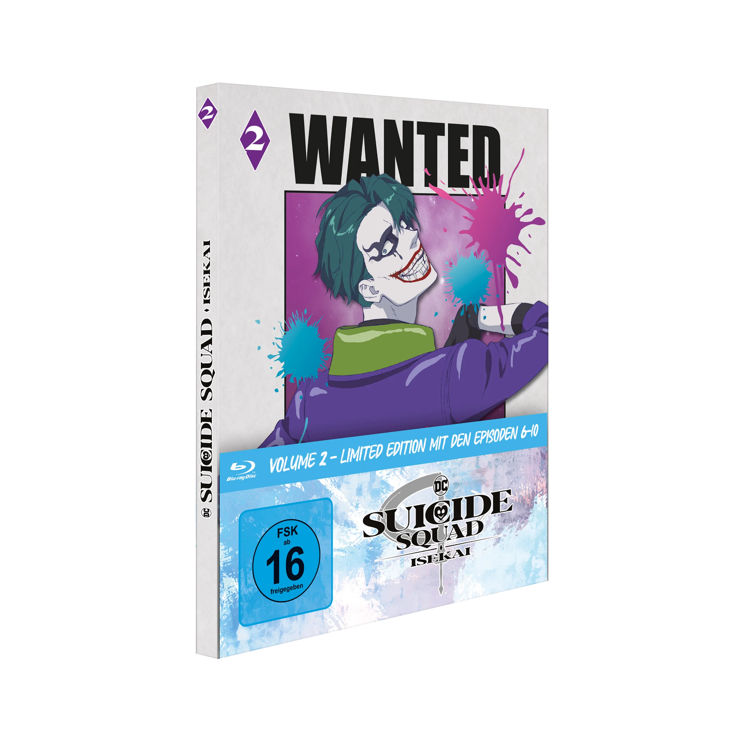 Limited Edition Blu-ray Box Set von Suicide Squad Volume 2 mit exklusivem Design