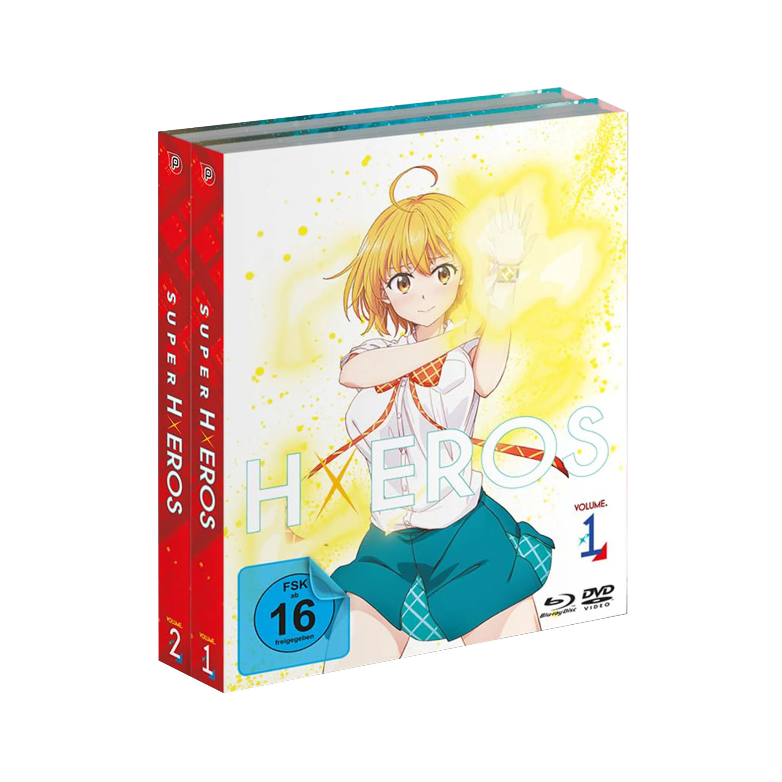 Anime-Boxset SUPER HxEROS Season 1 Gesamtausgabe Blu-ray DVD Collection 2018
