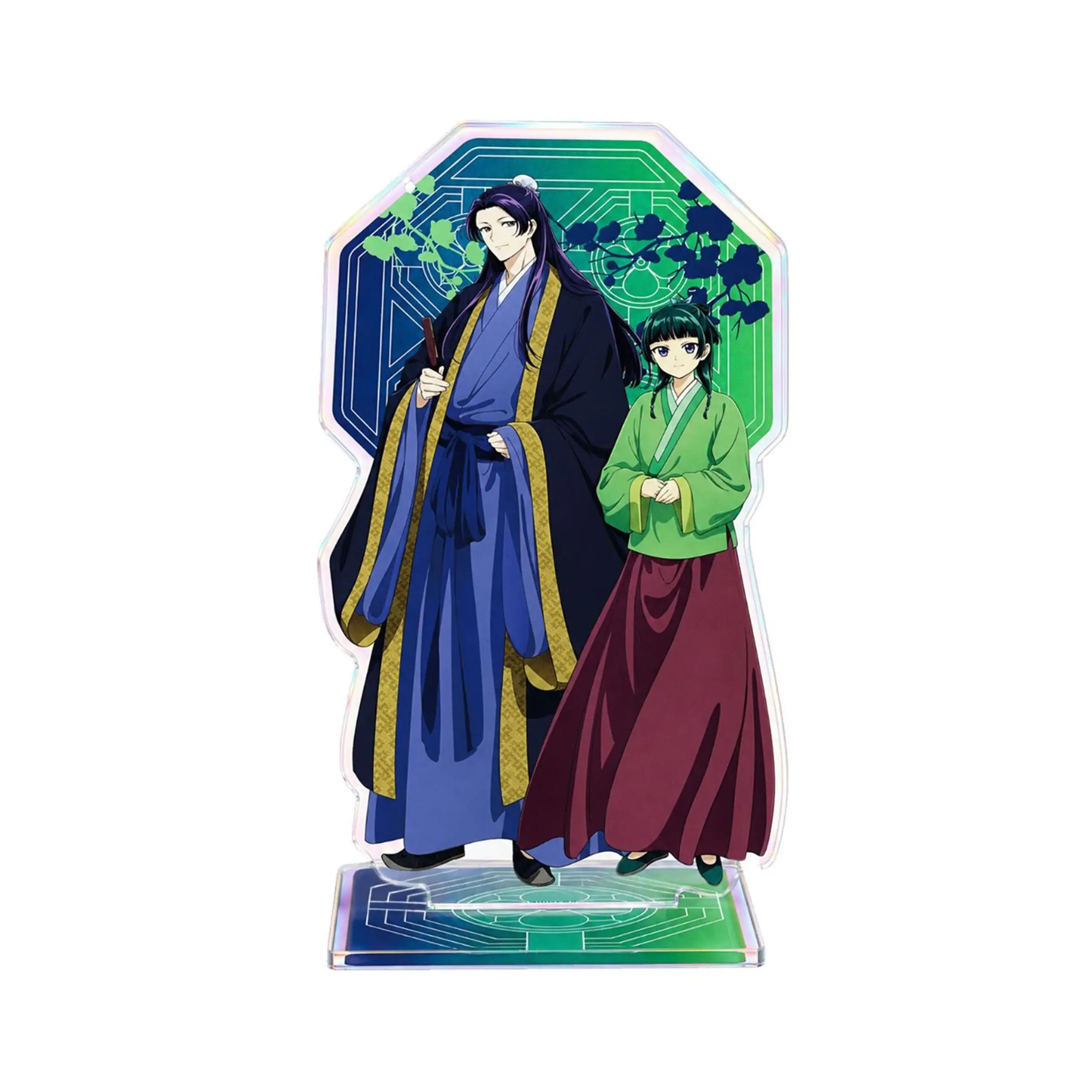 Die Tagebücher der Apothekerin - Acrylaufsteller (Holo-Effekt) - Maomao & Jinshi (17cm)