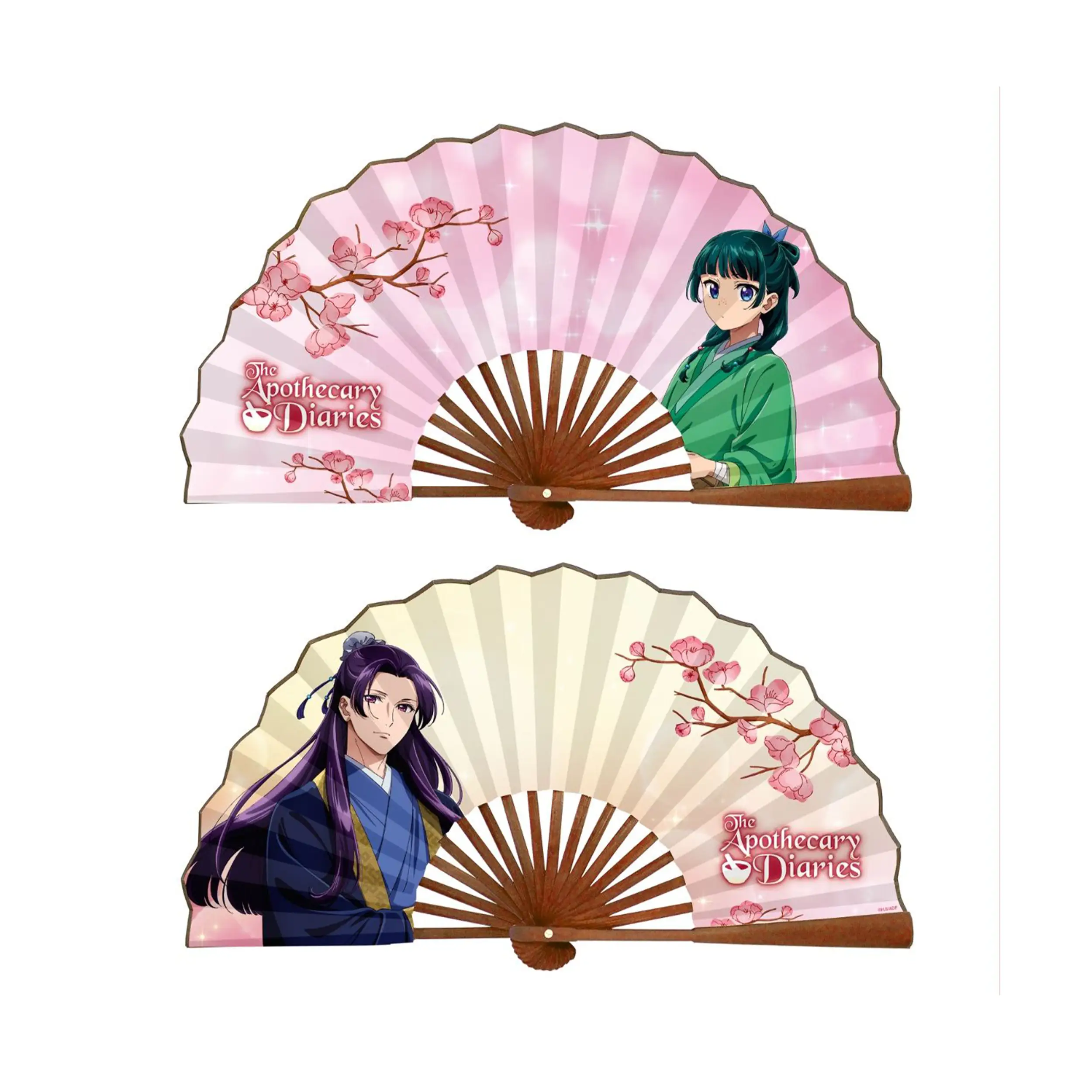 Die Tagebücher der Apothekerin - Japanischer Bambusfächer - Maomao & Jinshi