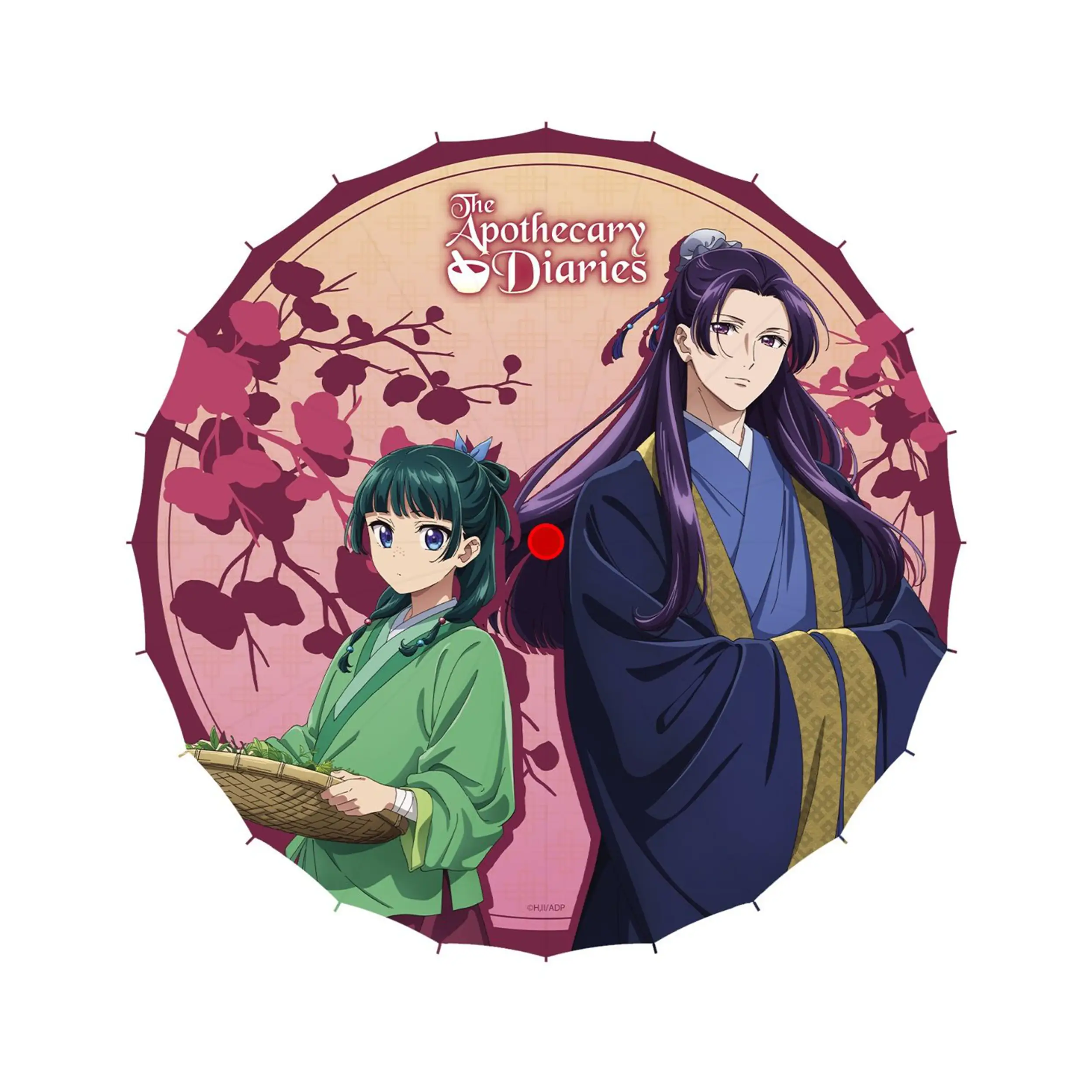 Die Tagebücher der Apothekerin - Japanischer Papierschirm - Motiv: Mao & Jinshi