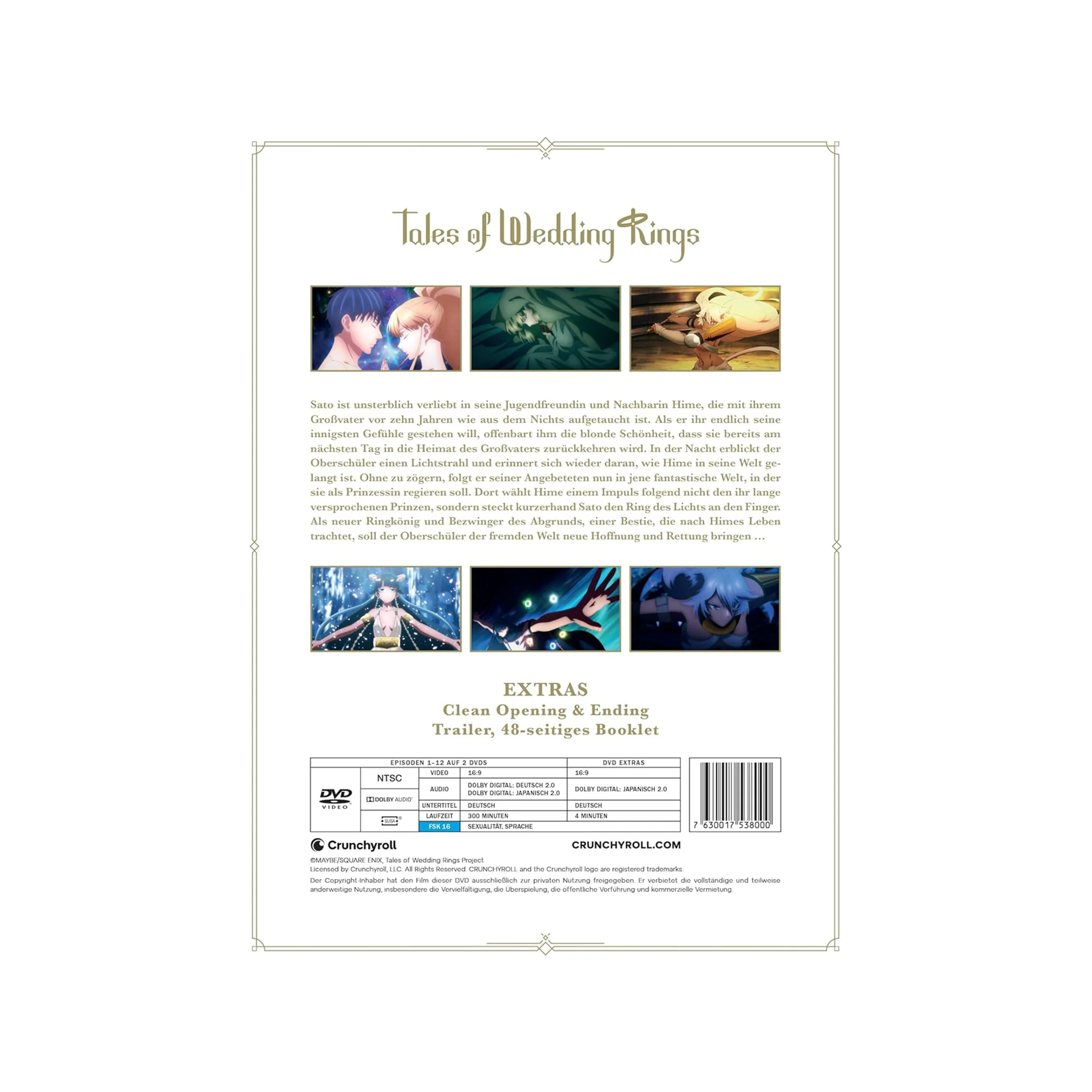 Tales of Wedding Rings - Staffel 1 - Gesamtausgabe - Limited Edition mit Manga (DVD)