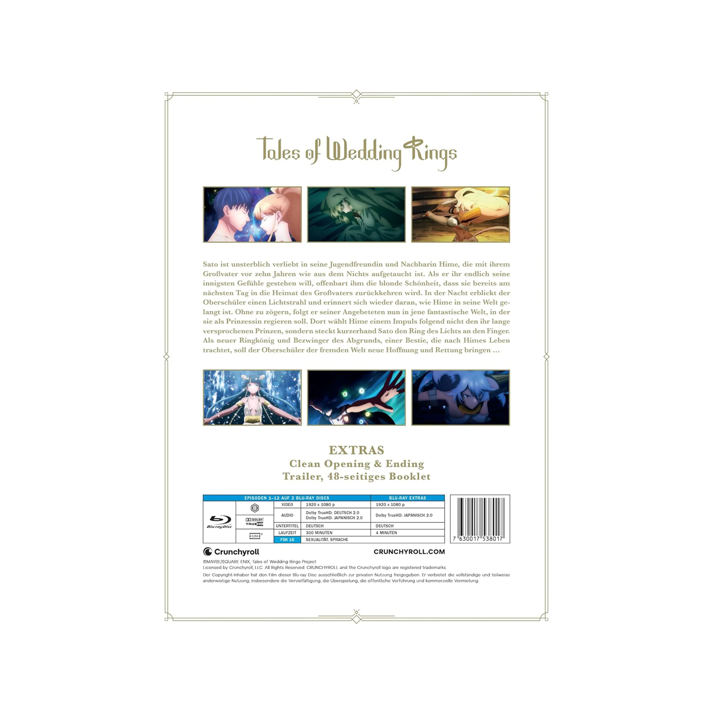 Tales of Wedding Rings - Staffel 1 - Gesamtausgabe - Limited Edition mit Manga (Blu-ray)