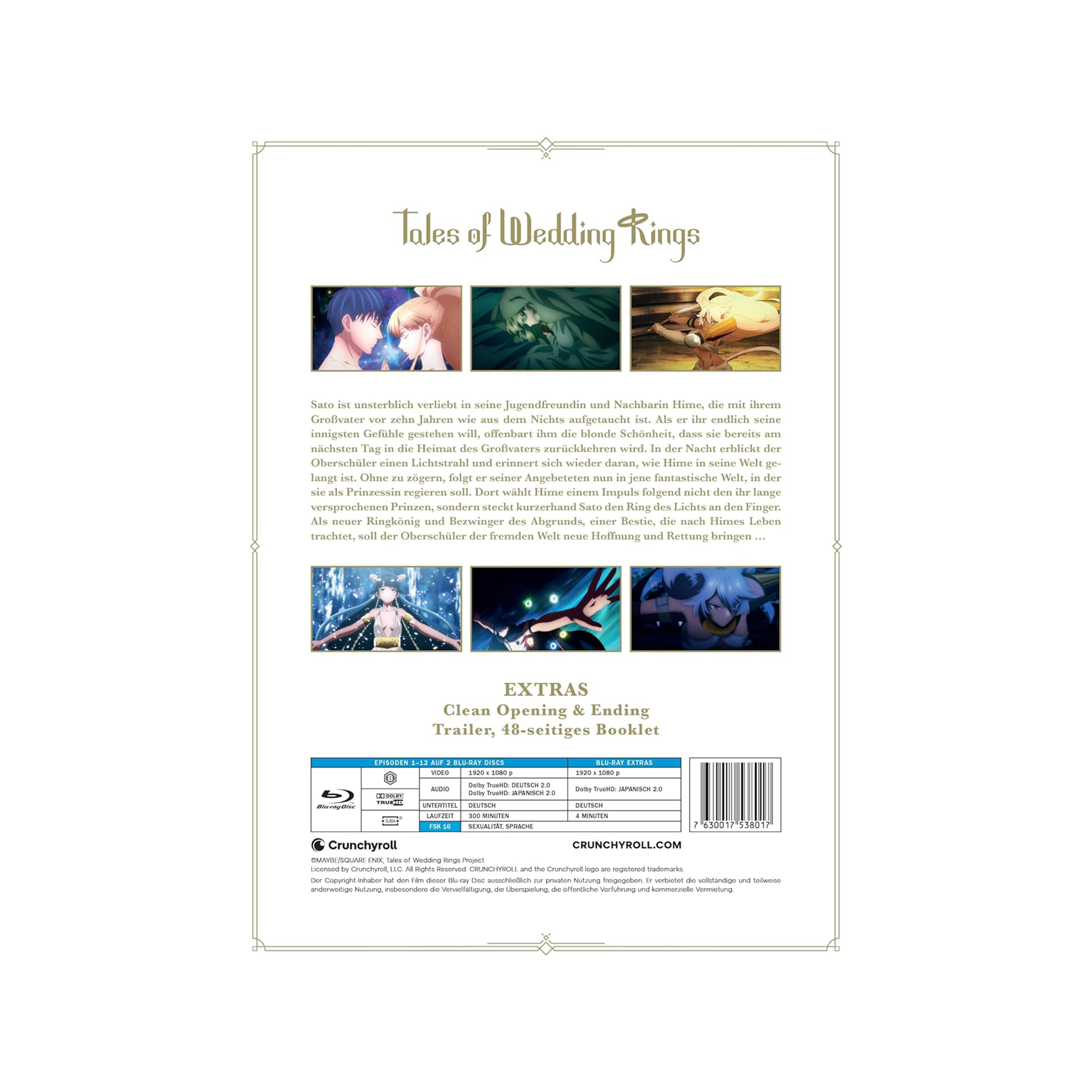 Tales of Wedding Rings - Staffel 1 - Gesamtausgabe - Limited Edition mit Manga (Blu-ray)