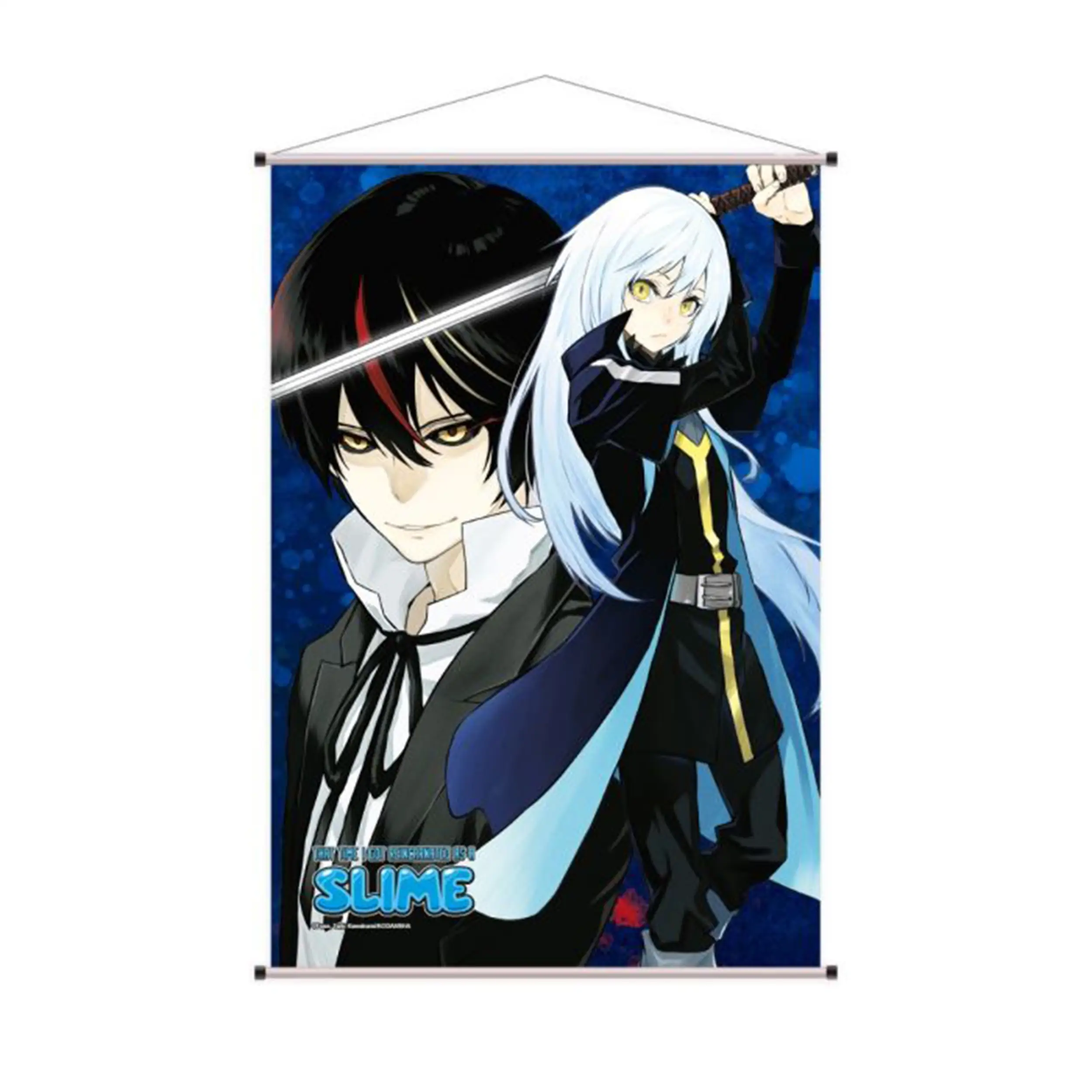 Meine Widergeburt als Schleim - Wallscroll&nbsp; (60x90cm) - Rimuru & Diablo