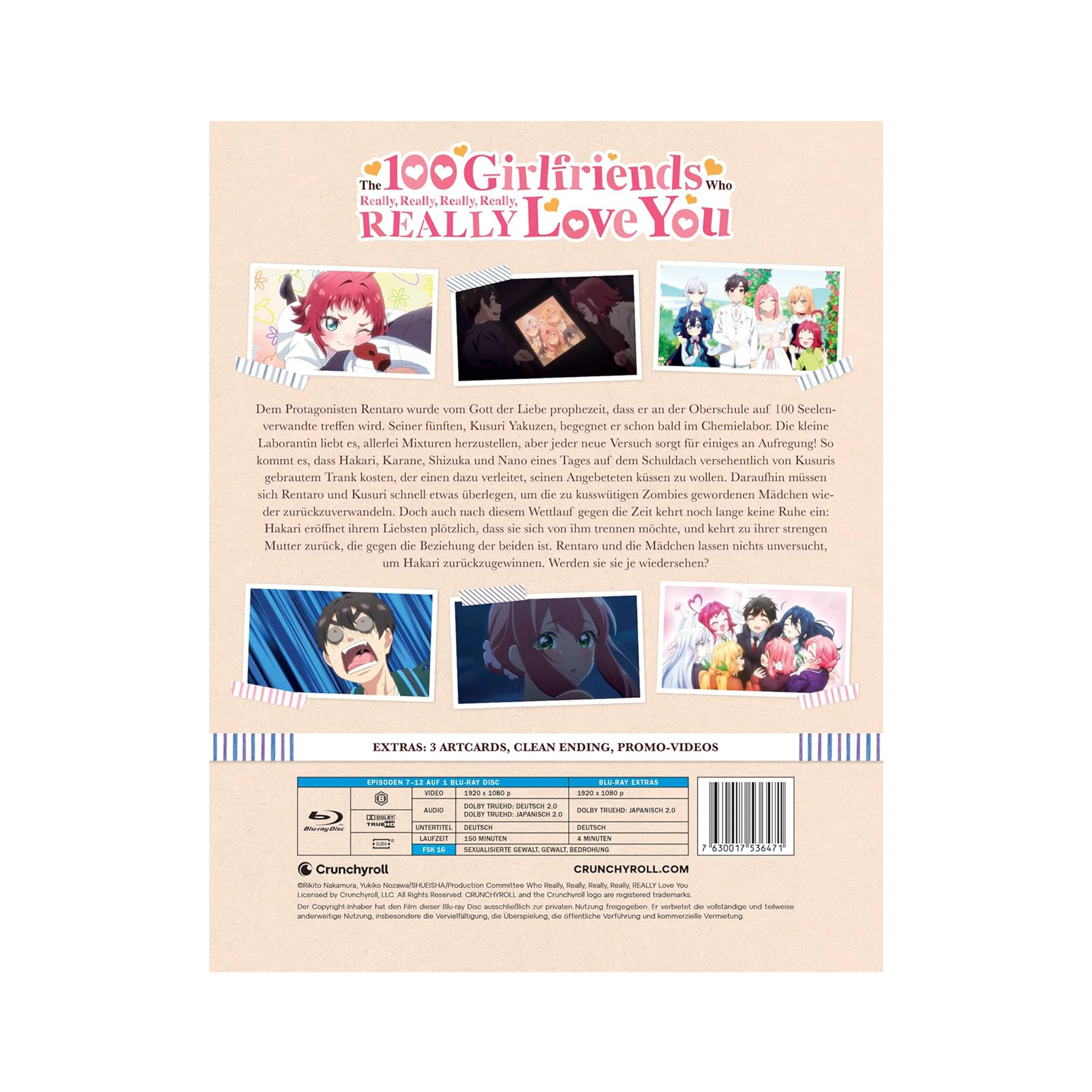 The 100 Girlfriends Who Really Really Really Really REALLY Love you - Staffel 1 - Vol. 2 (Blu-ray)