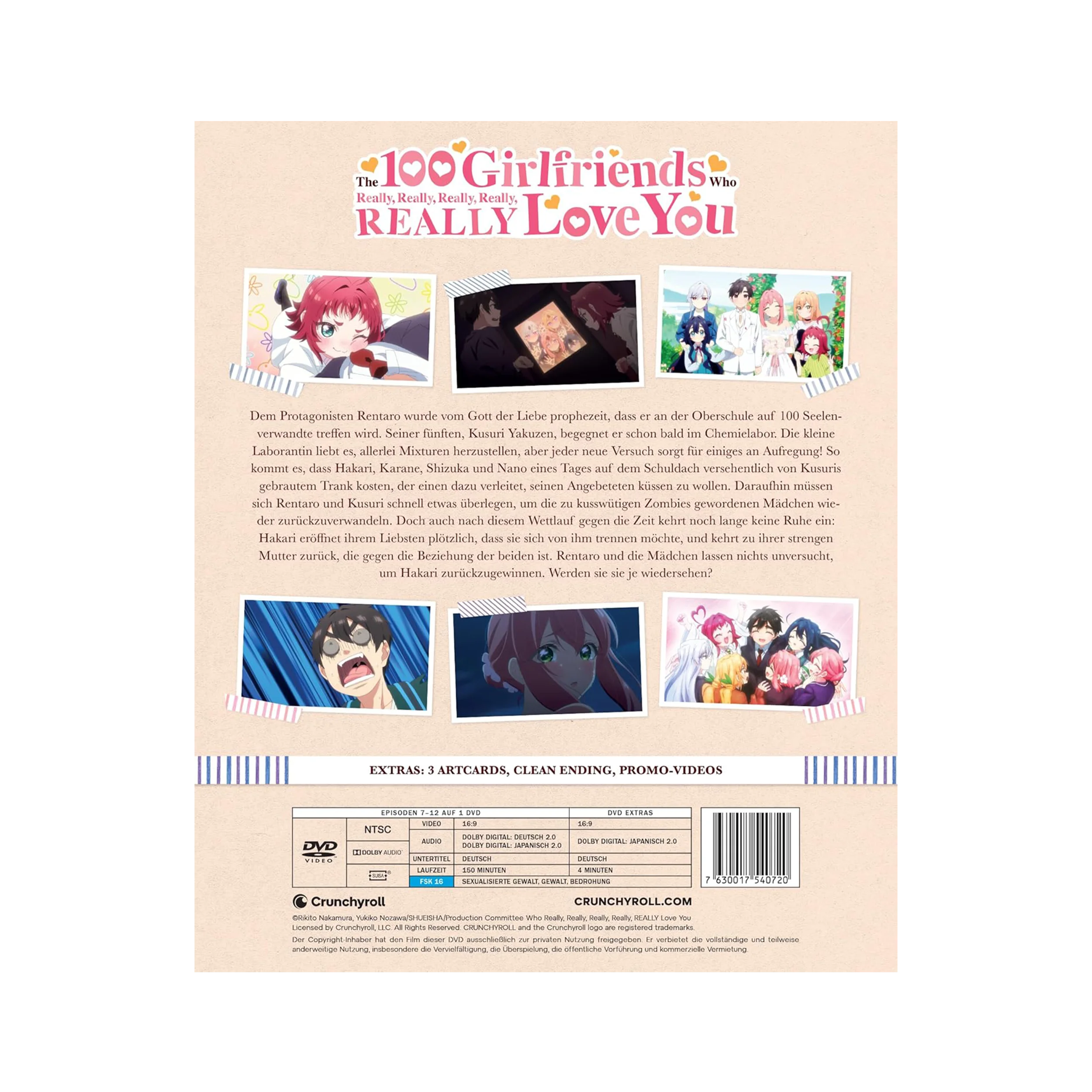 The 100 Girlfriends Who Really Really Really Really REALLY Love you - Staffel 1 - Vol. 2 (DVD)