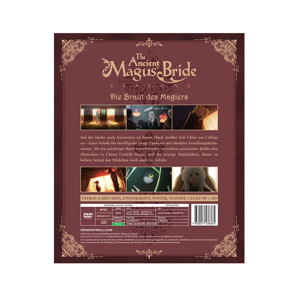 The Ancient Magus’ Bride - Staffel 2 - Part 1 mit Sammelschuber (DVD)