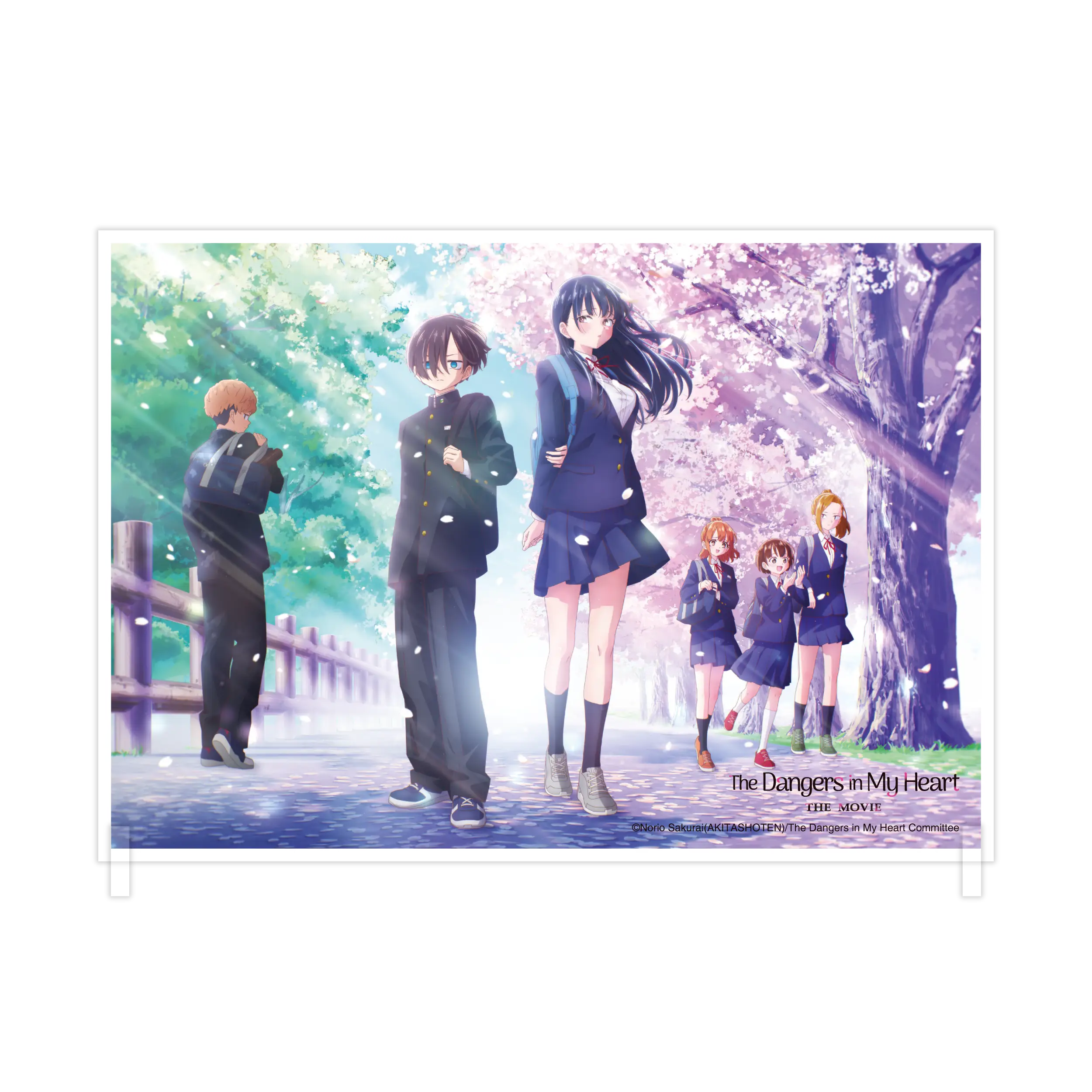 The Dangers in My Heart - The Movie - Acrylplatte Keyvisual