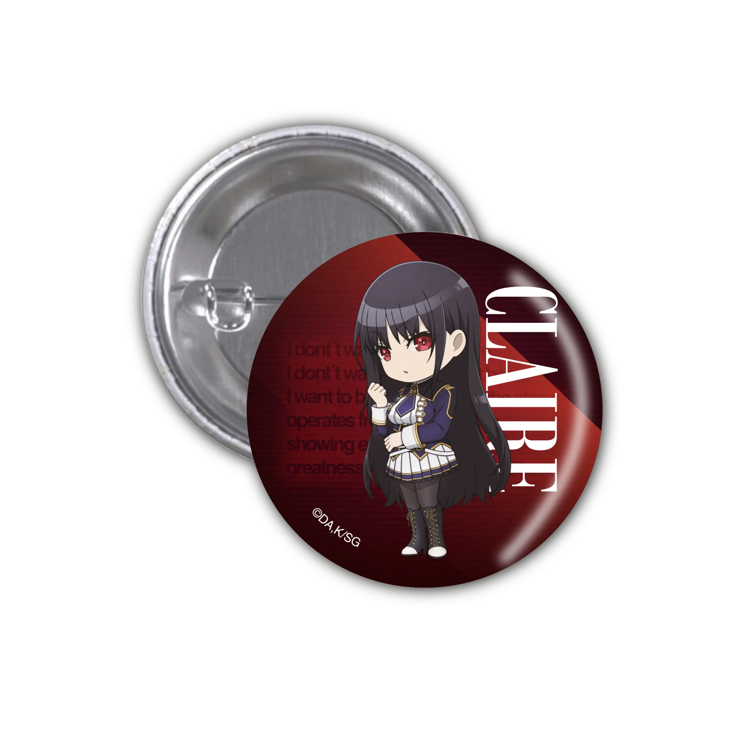 The Eminence in Shadow - Button - Claire (matt)
