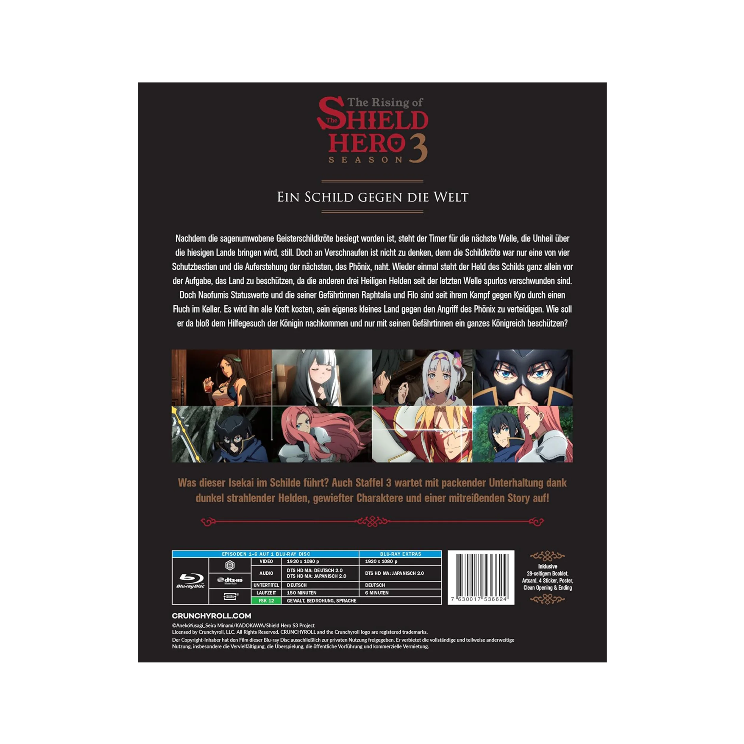 The Rising of the Shield Hero - Staffel 3 - Part 1 - mit Sammelschuber (Blu-ray)