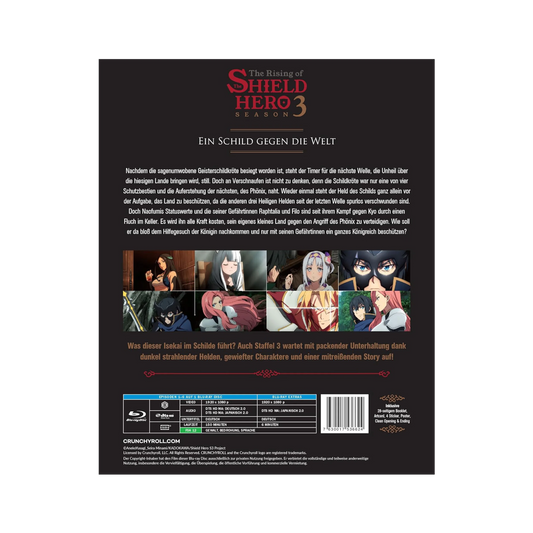 The Rising of the Shield Hero - Staffel 3 - Part 1 - mit Sammelschuber (Blu-ray)