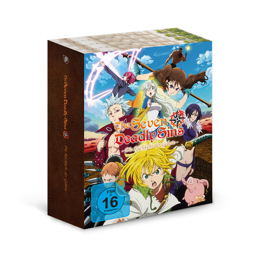 The Seven Deadly Sins: Die Rückkehr der Gebote - Season 2 - Komplett-Set - Vol.1-4 (Blu-ray)