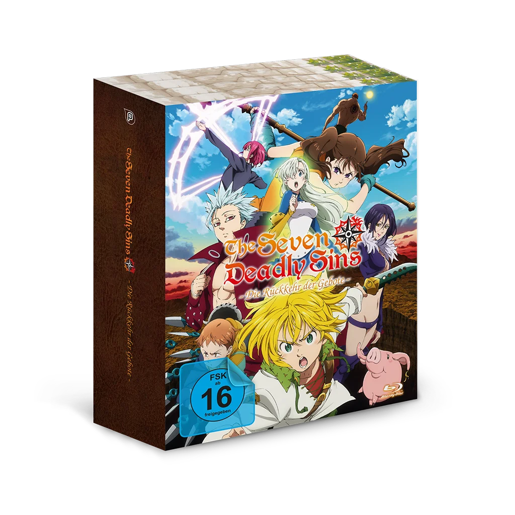 The Seven Deadly Sins: Die Rückkehr der Gebote - Season 2 - Komplett-Set - Vol.1-4 (Blu-ray)