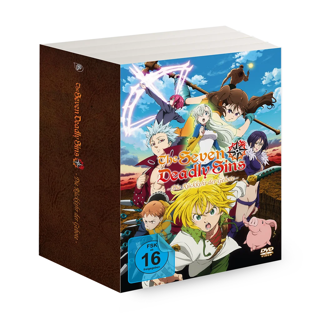 The Seven Deadly Sins: Die Rückkehr der Gebote - Season 2 - Komplett-Set - Vol.1-4 (DVD)