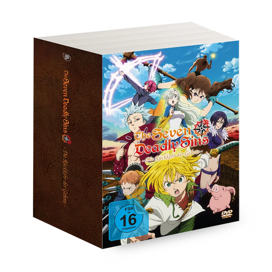The Seven Deadly Sins: Die Rückkehr der Gebote - Season 2 - Komplett-Set - Vol.1-4 (DVD)