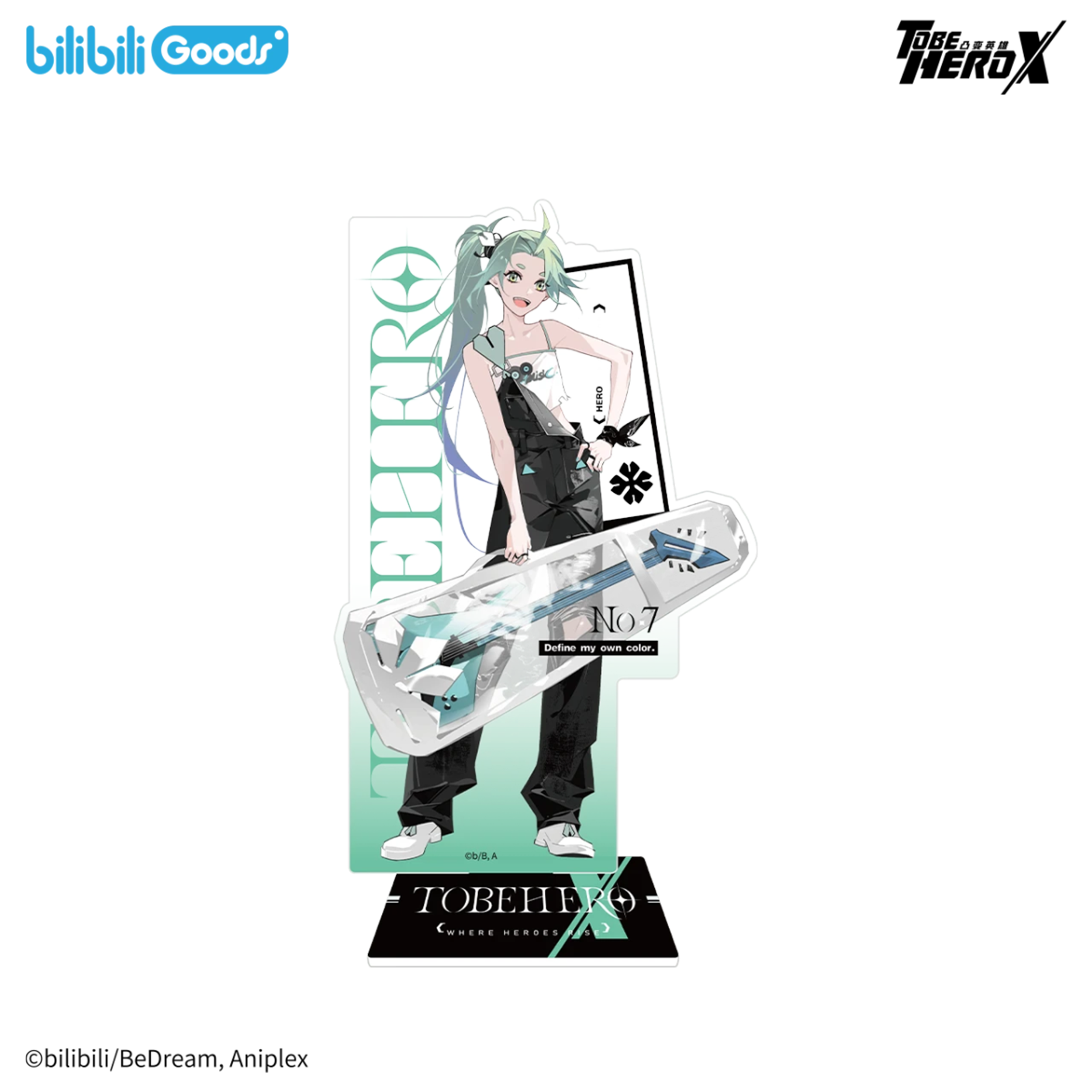 To Be Hero X - HERO SHOW Series  - Lucky Cyan - Acrylaufsteller (17cm)