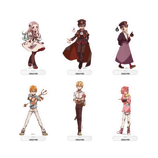 Sechs Anime-Charakteraufkleber im Set für Toilet-bound Hanako-kun Acrylaufsteller Sosuke