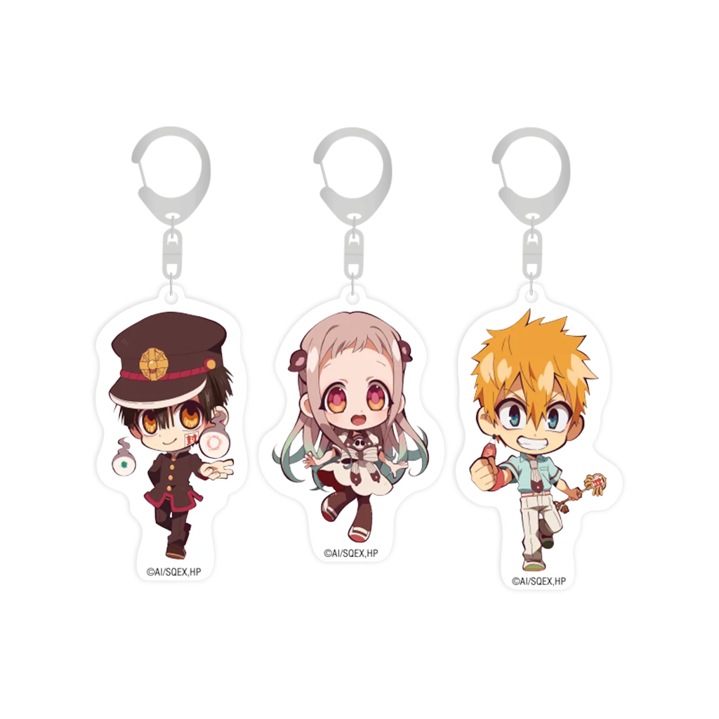 3D Anime Charakter Schlüsselanhänger Toilet-bound Hanako kun Acrylschlüsselanhänger Hanako