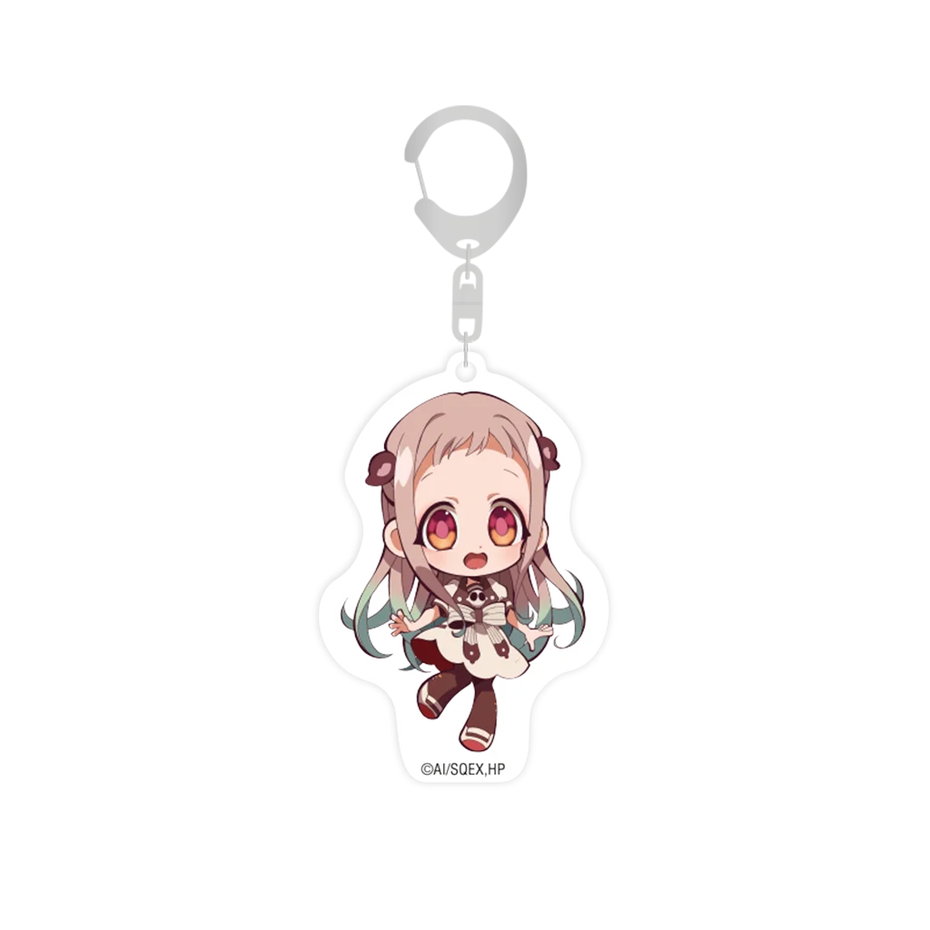Acrylschlüsselanhänger von Toilet-bound Hanako Kun mit Nene, Anime-Charakter, braune Haare, grüne Augen