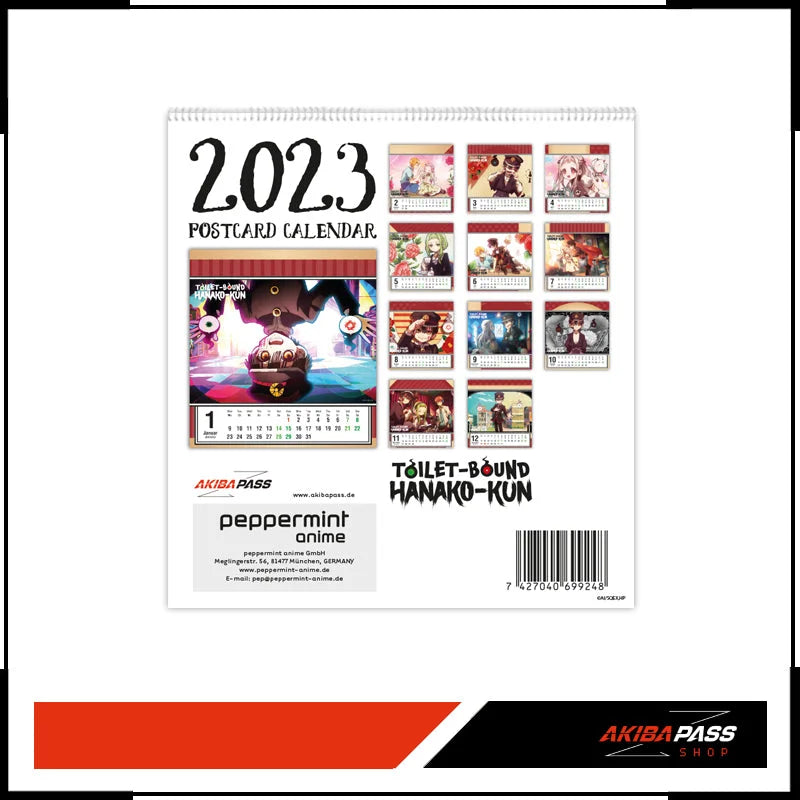 Toilet-bound Hanako-kun - Postkartenkalender 2023