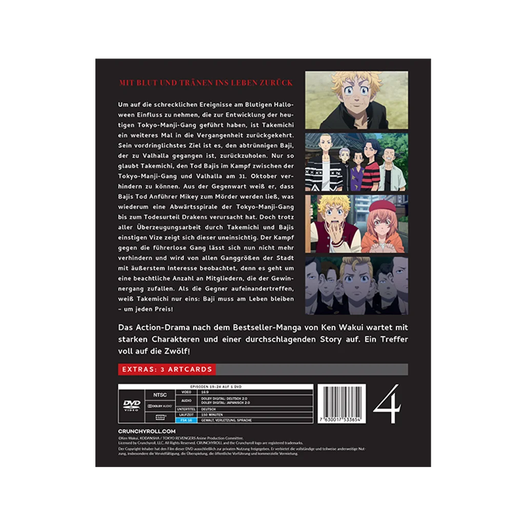 Tokyo Revengers - Staffel 1 - Vol. 4 (DVD)