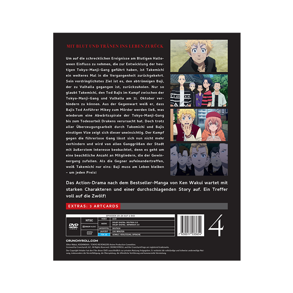 Tokyo Revengers - Staffel 1 - Vol. 4 (DVD)