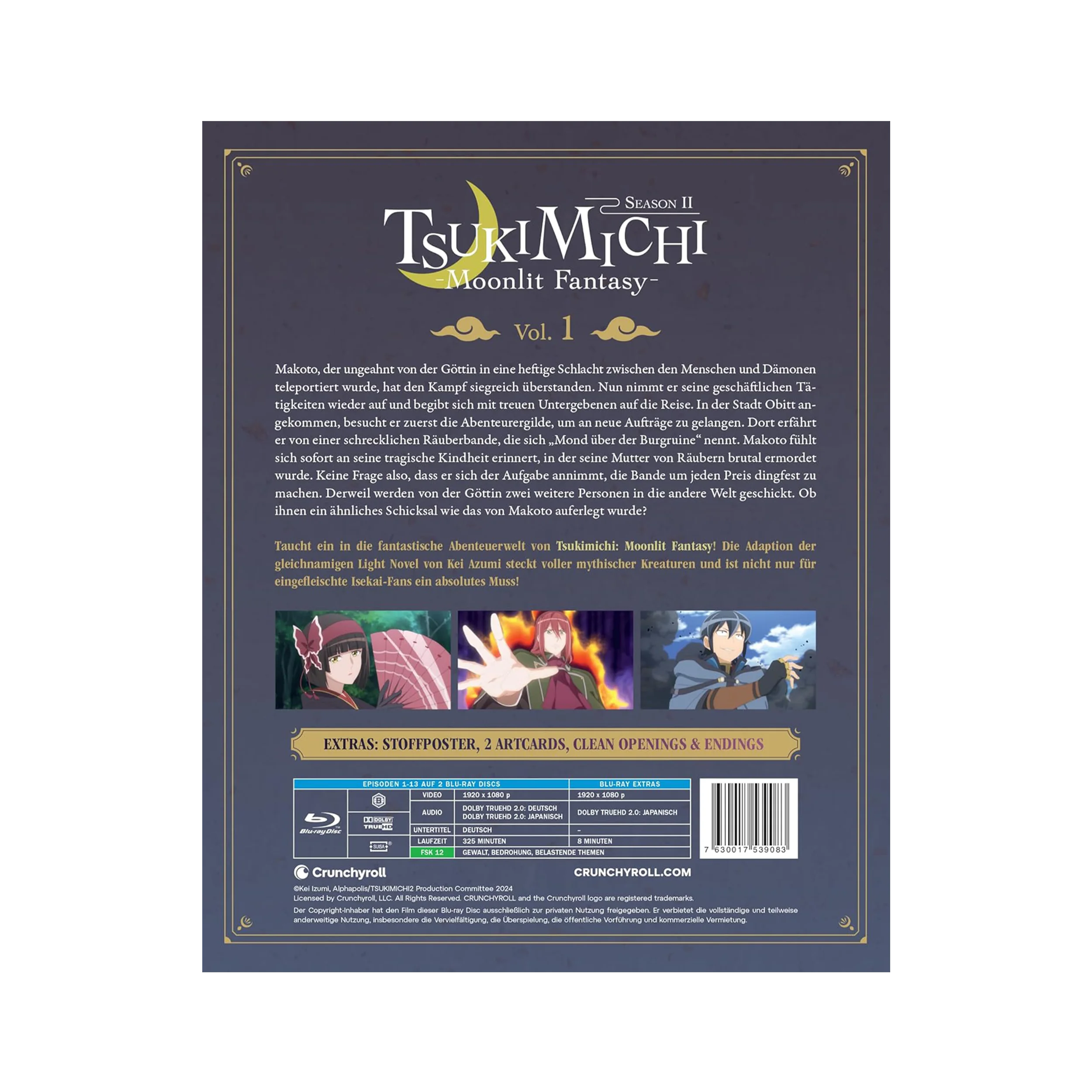 Tsukimichi Moonlit Fantasy Staffel 2 Vol 1 Limited Edition mit Sammelschuber Blu-ray